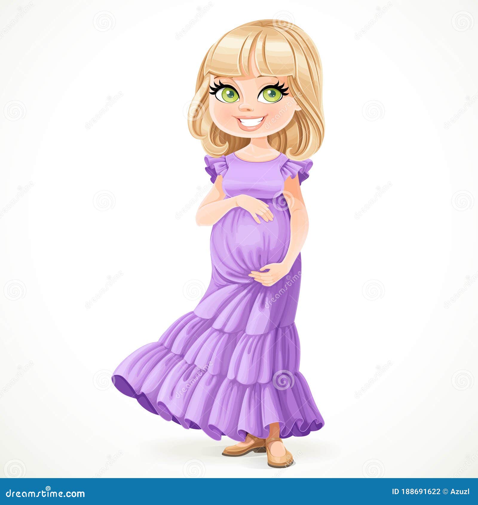 Beautiful Girl Cartoon Stock Photos and Images - 123RF