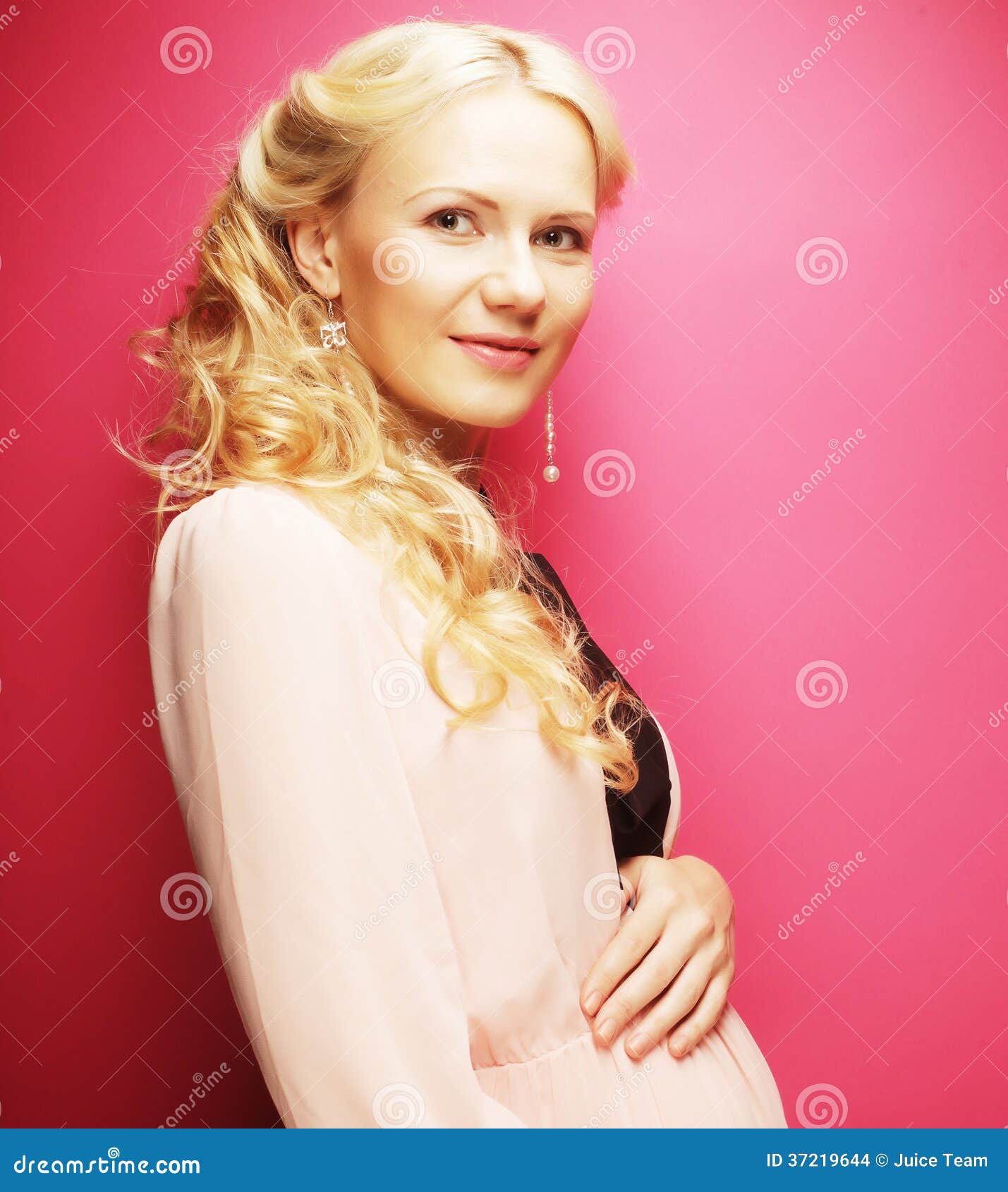 Beautiful pregnant woman. This image has attached release.