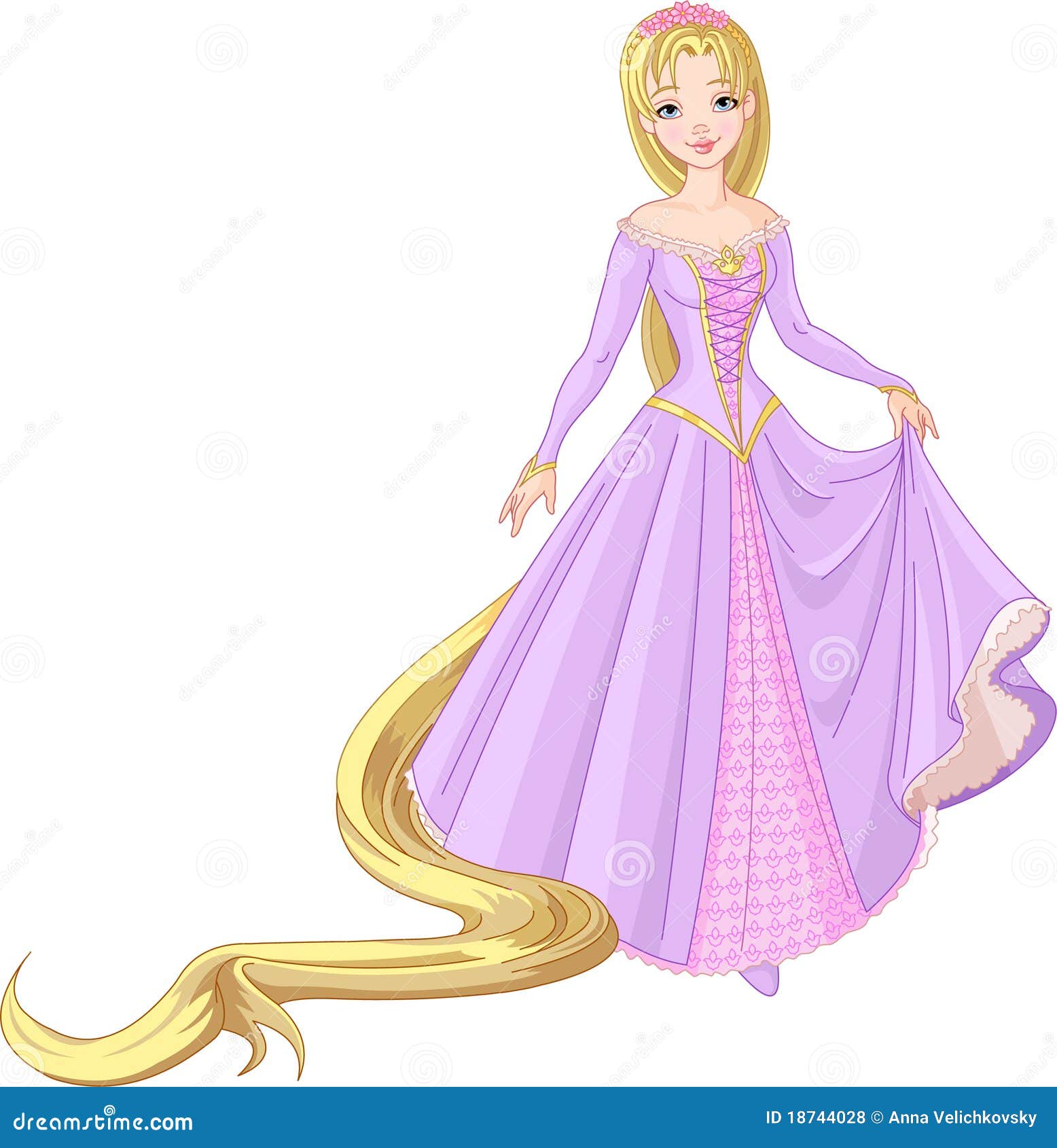 Rapunzel Costume Stock Illustrations – 92 Rapunzel Costume Stock  Illustrations, Vectors & Clipart - Dreamstime
