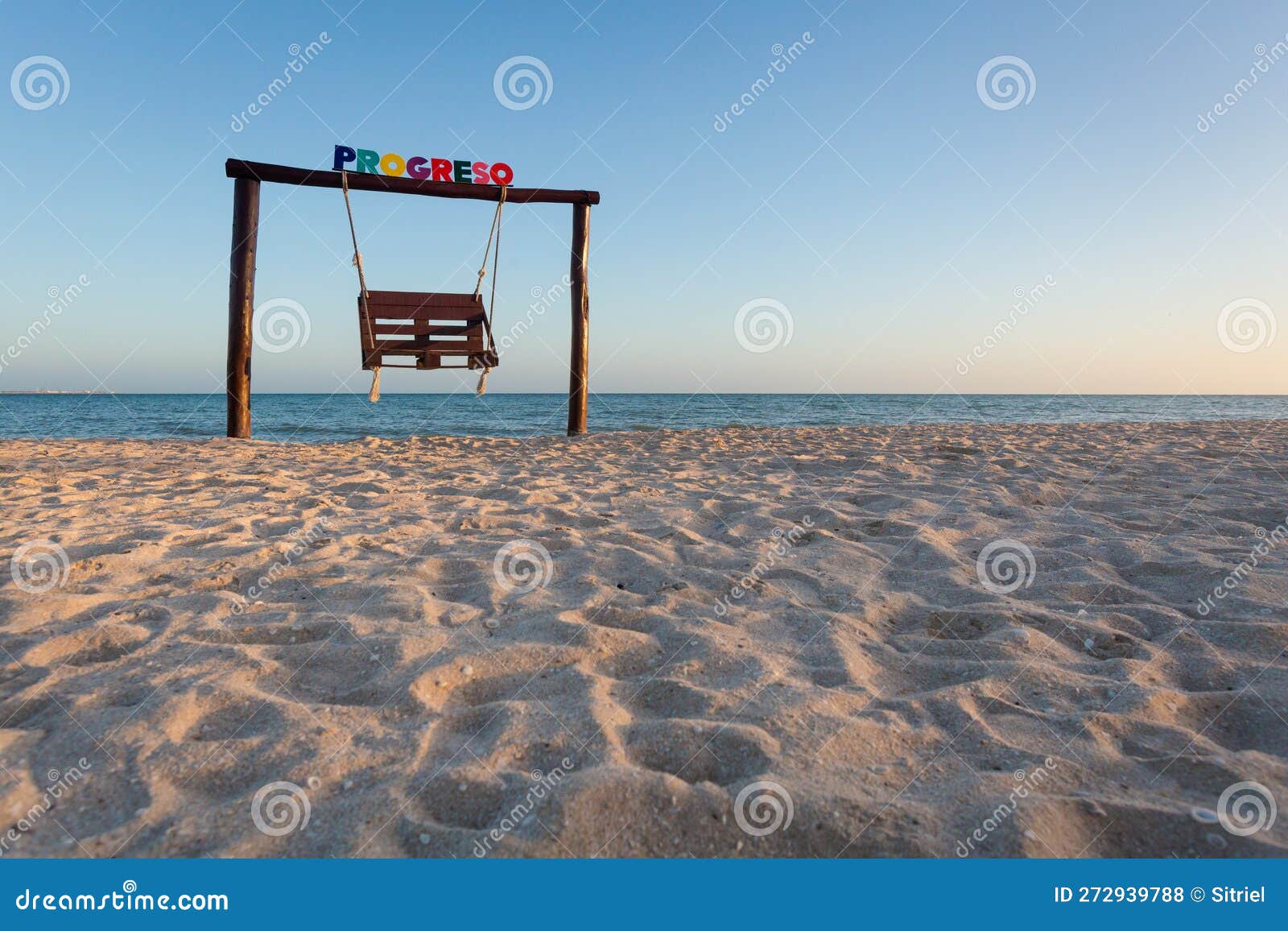 Beautiful Progreso Beach in Mexico Stock Photo Image of coast, resort