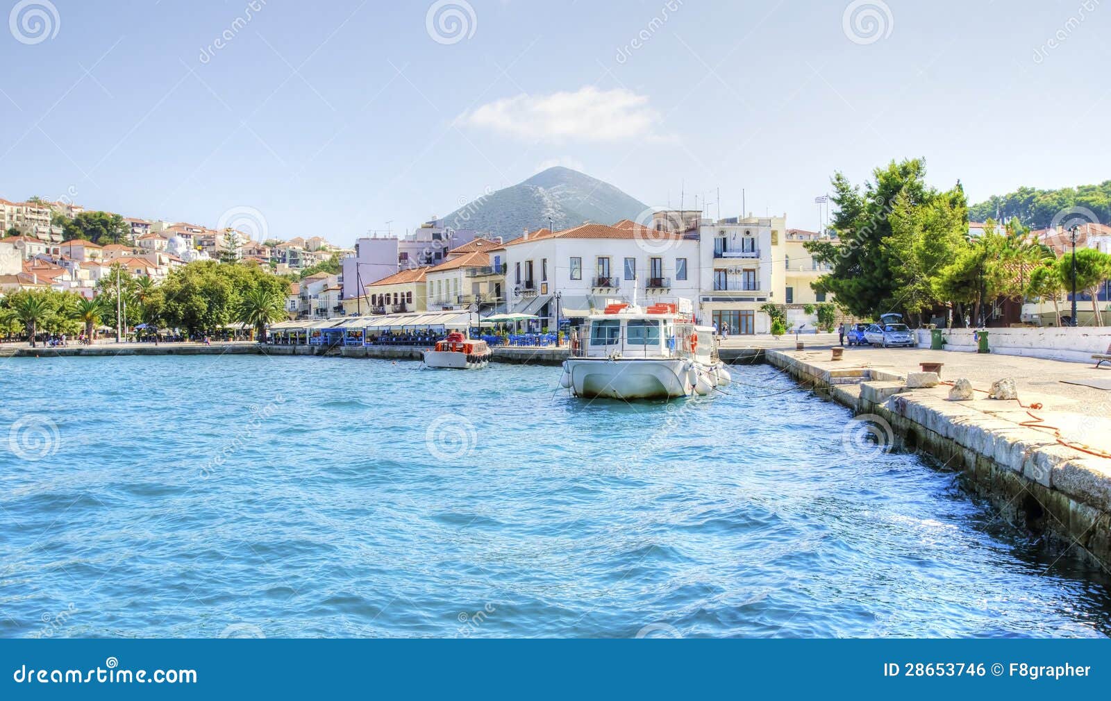 Beautiful Pylos, Greece stock photo. Image of coastline - 28653746