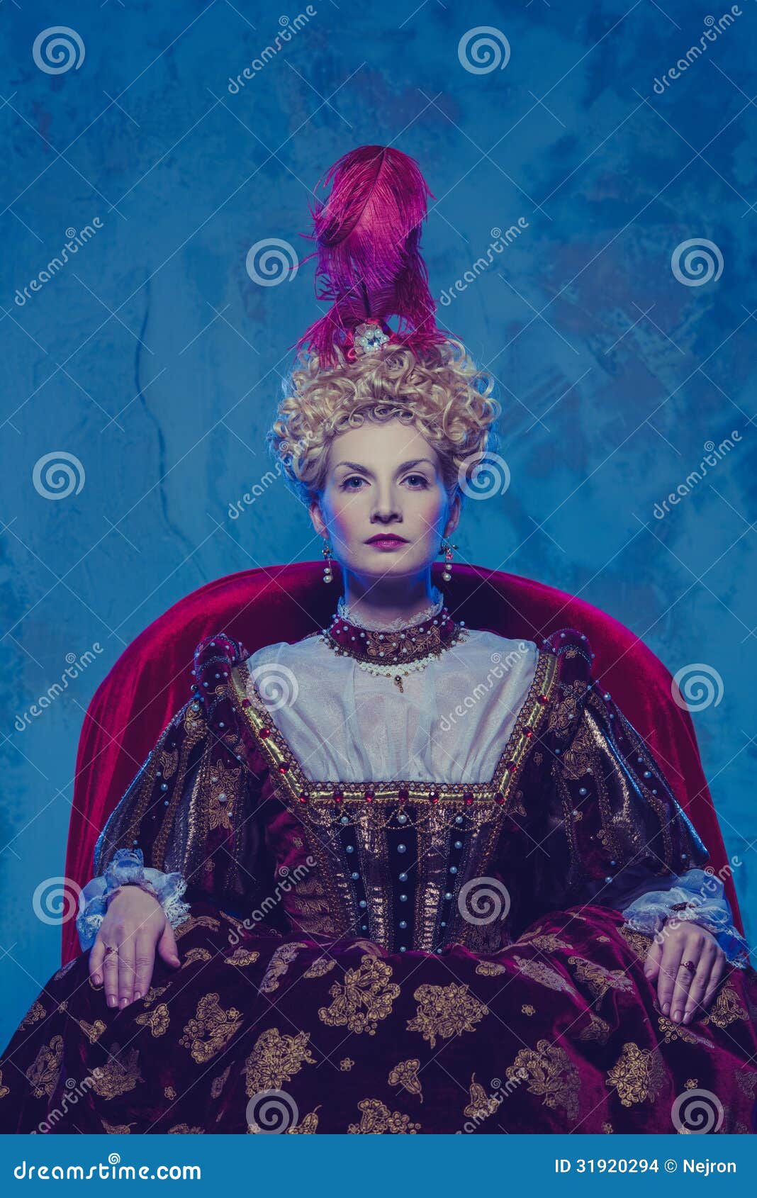 Beautiful queen stock photo. Image of high, archduchess - 31920294