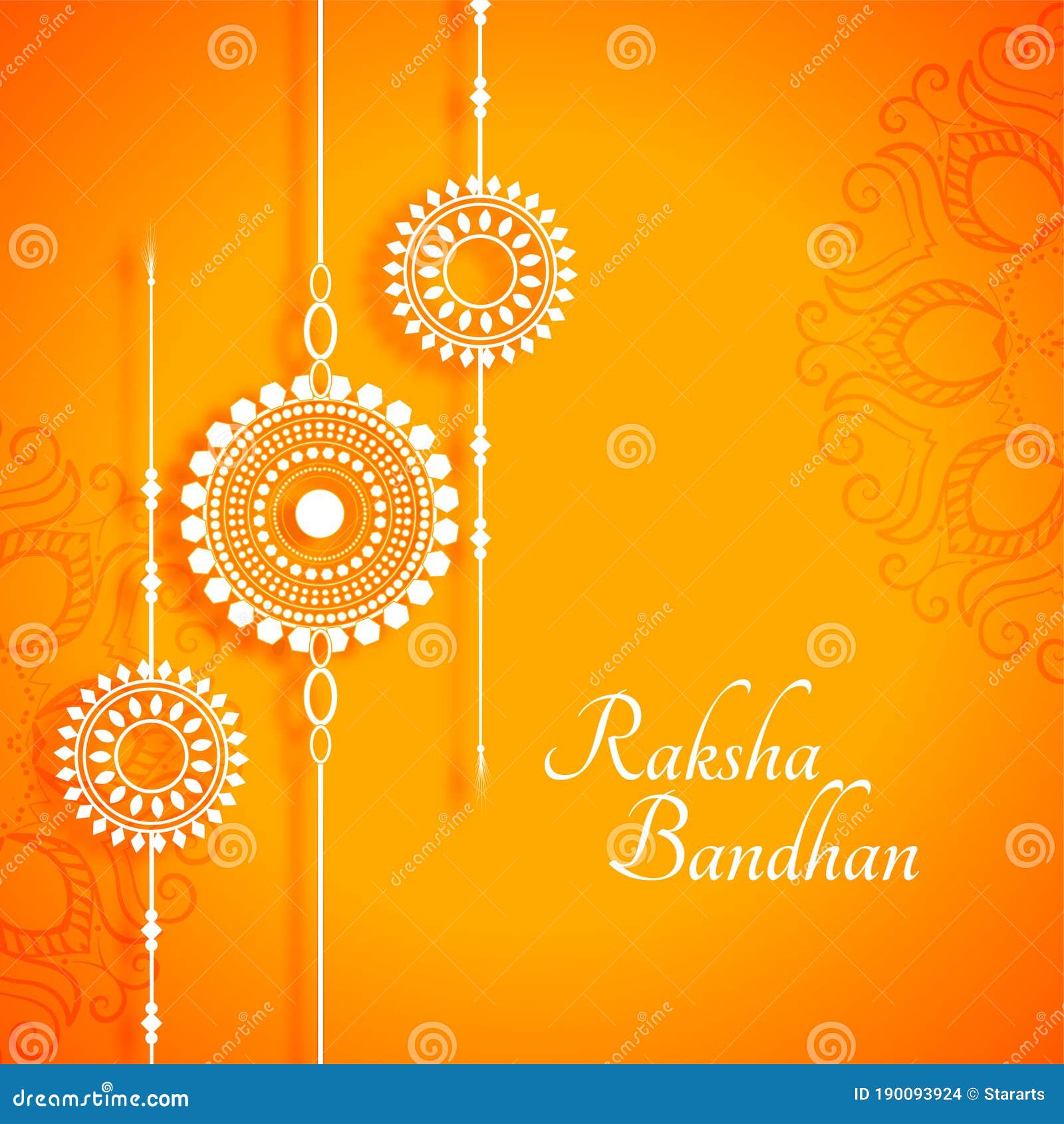 Beautiful Raksha Bandhan Yellow Festival Indian Style Background Stock  Vector - Illustration of culture, ritual: 190093924