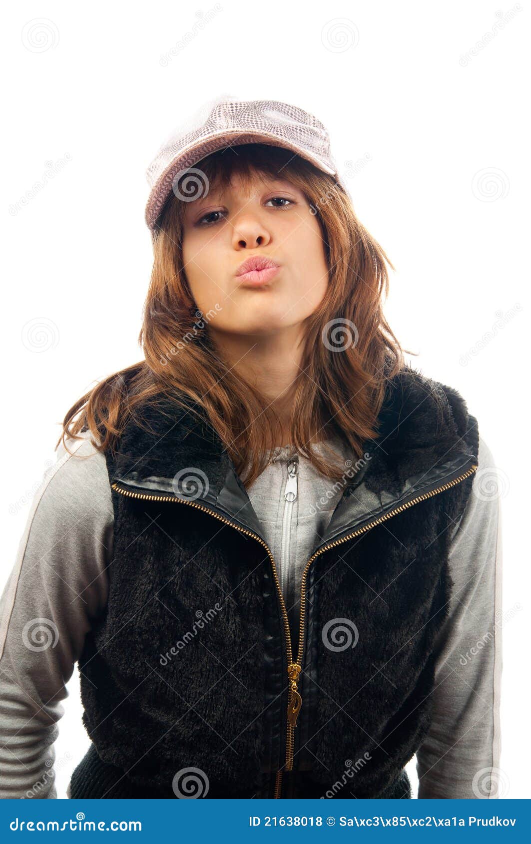 Beautiful Rapper Girl Sending A Kiss Stock Photo - Image of attractive ...