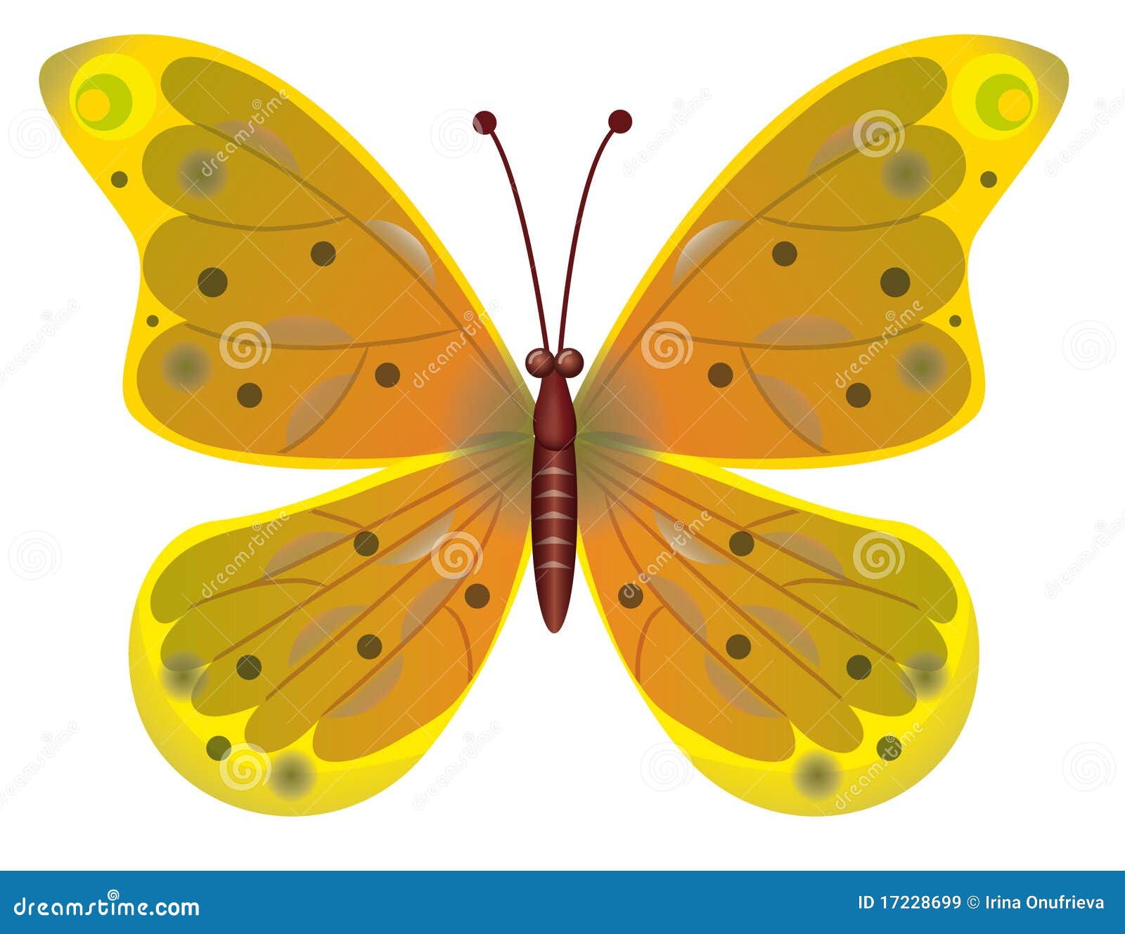 Download A Beautiful Red Butterfly Isolated. EPS10 Vector Stock ...