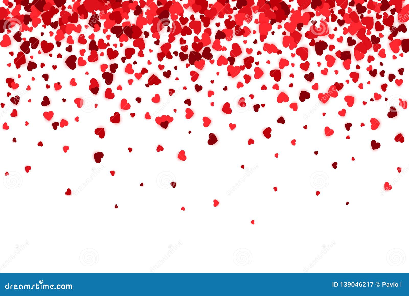 falling hearts background 11x8 falling hearts background 11x8