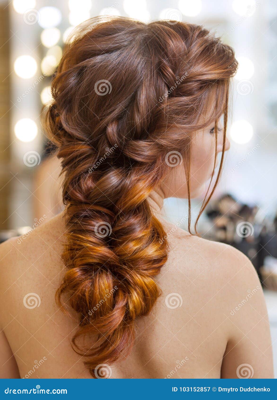 Beautiful, Red-haired Girl with Long Hair in a Beauty Salon. Stock Image - Image of hairdressing, face: 103152857 Beautiful, Red-haired Girl with Long Hair in a Beauty Salon. Stock Image - Image of hairdressing, face: 103152857