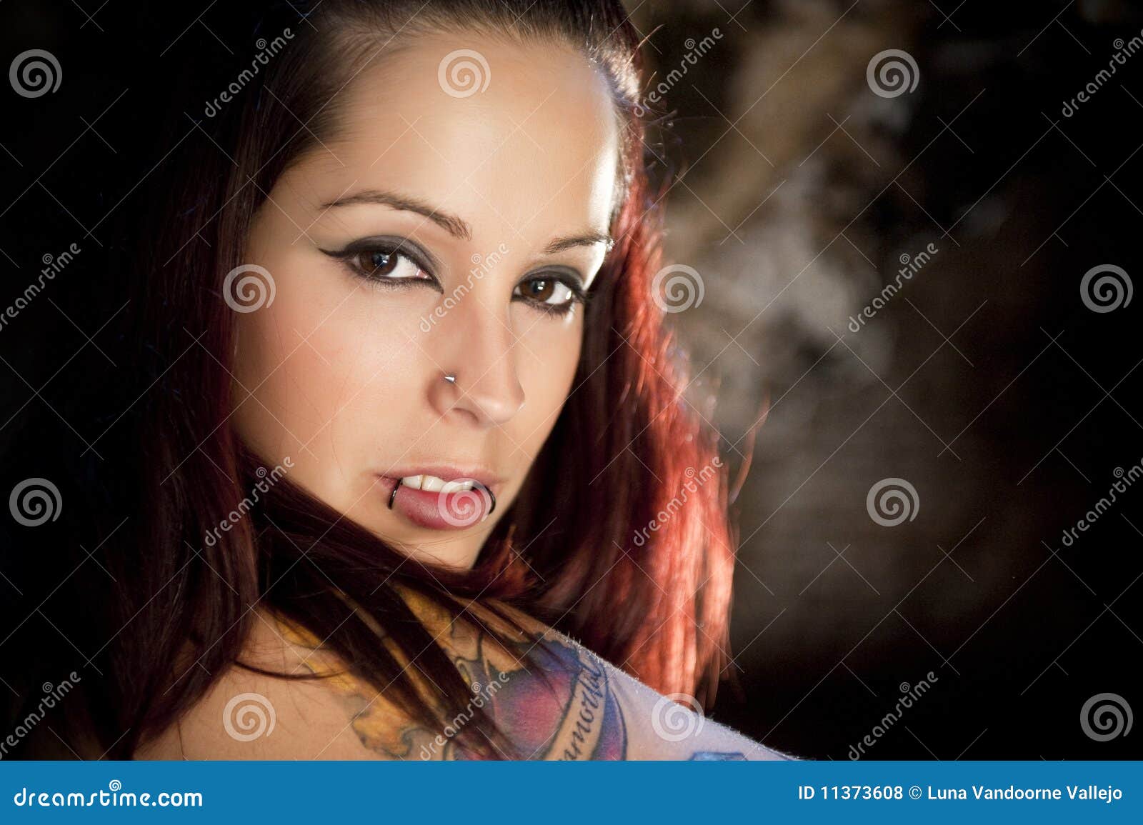 beautiful redhair woman portrait