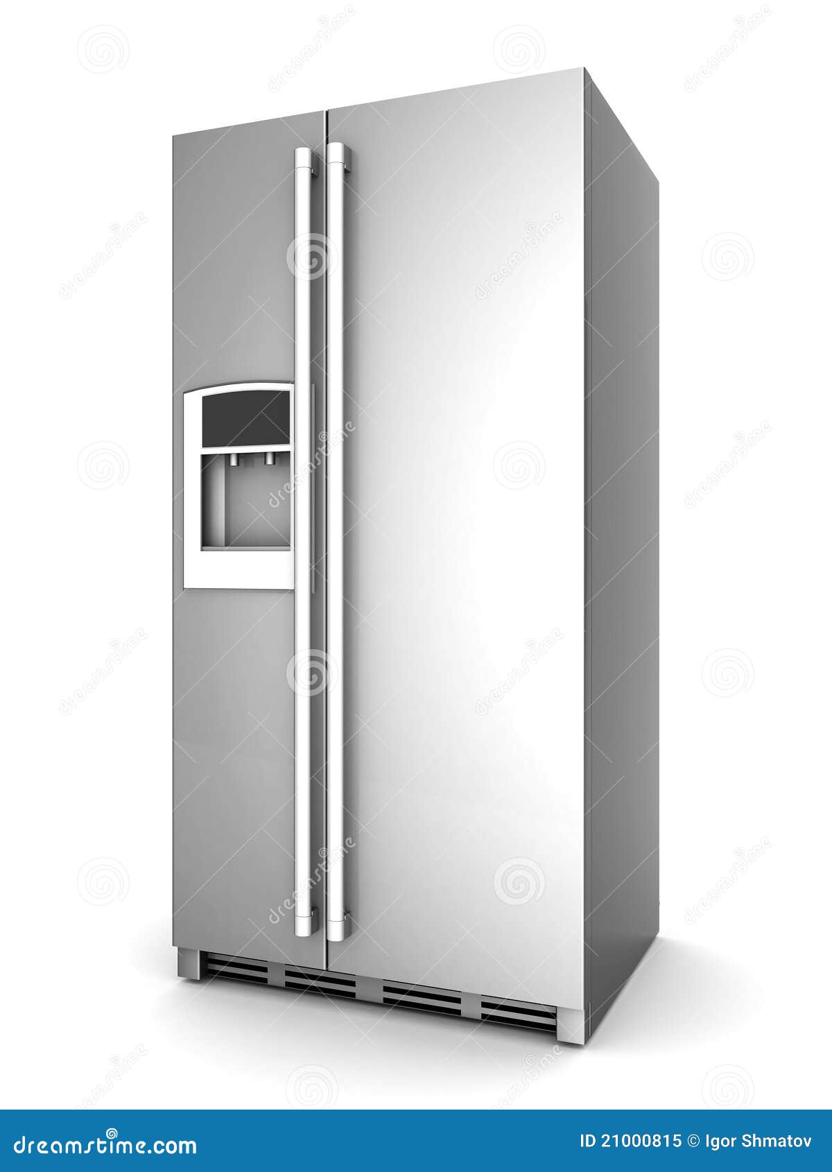 Beautiful refrigerator stock illustration. Illustration of modern