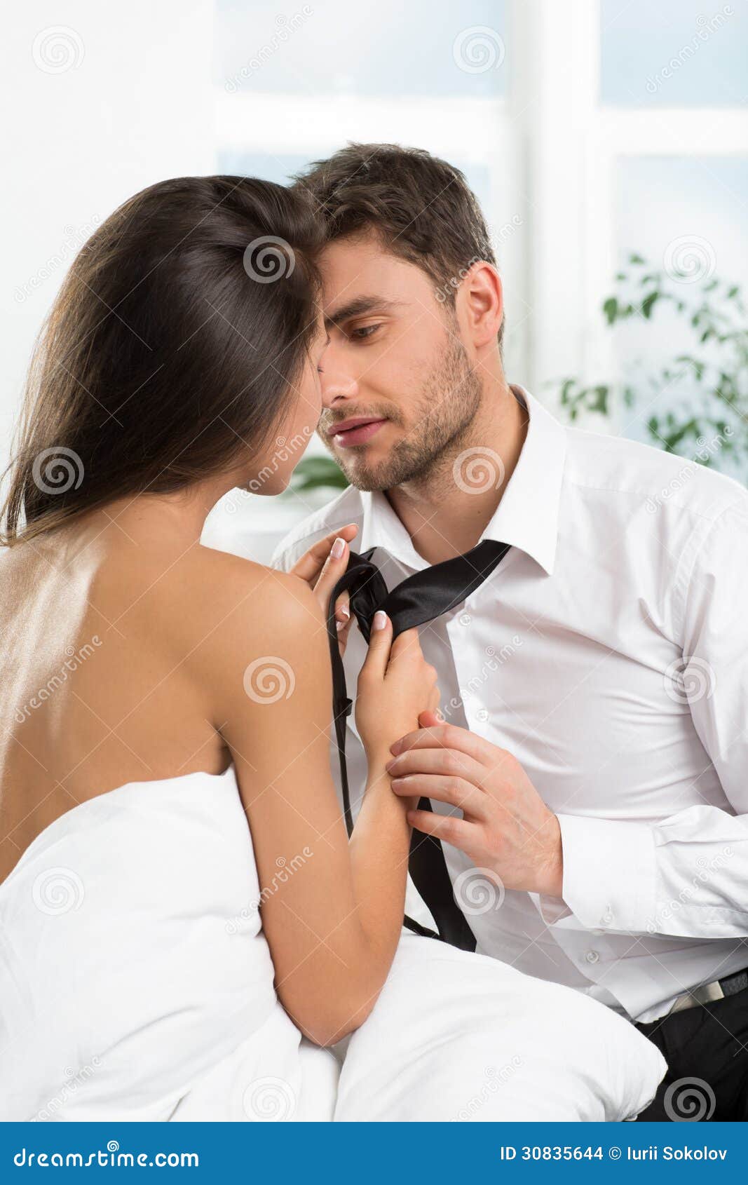 Beautiful Romantic Couple of Lovers Stock Photo - Image of ...