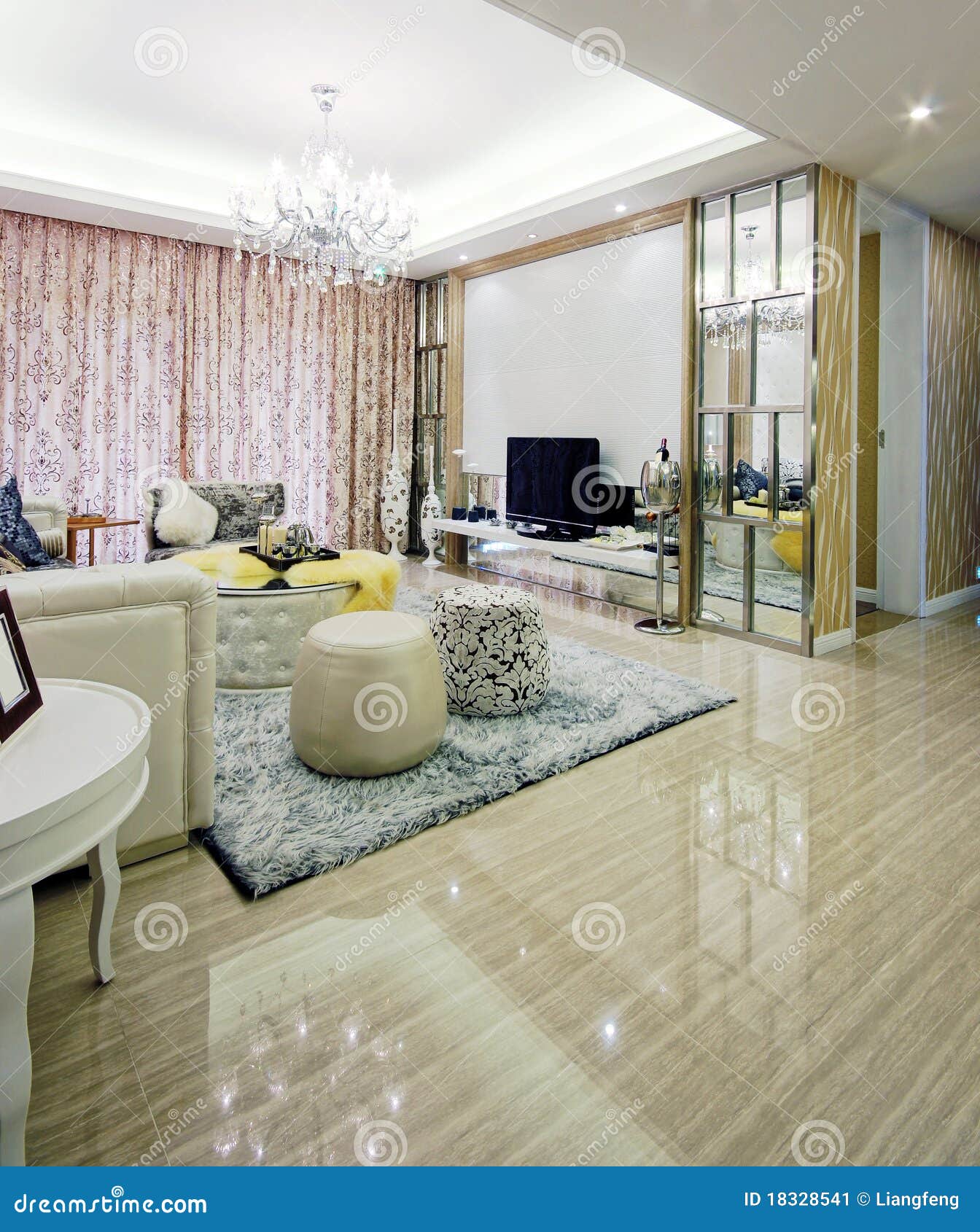 Beautiful room decoration stock image. Image of background 18328541