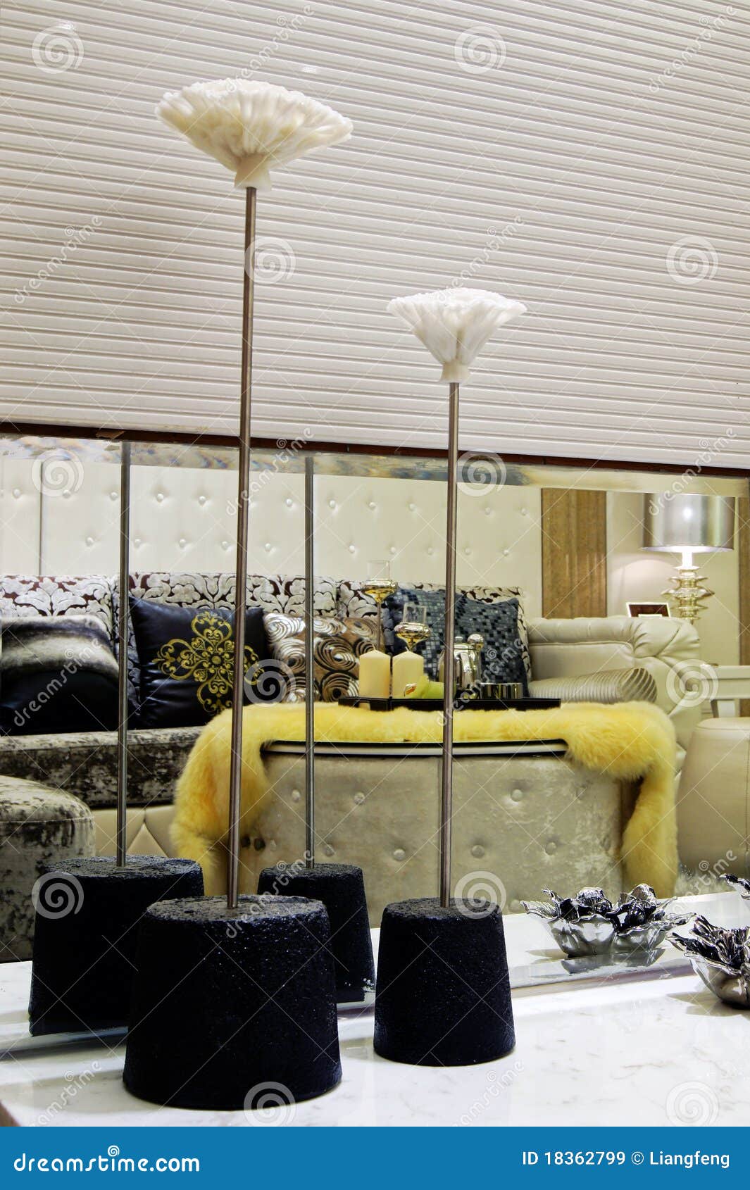 Beautiful room decoration stock image. Image of fashion 18362799
