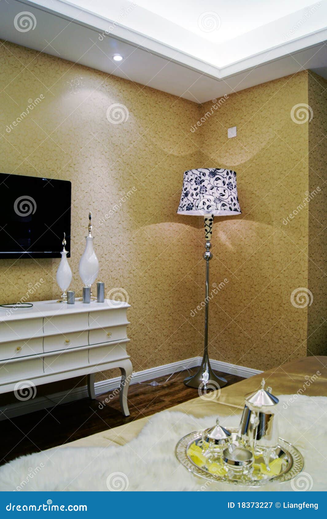 Beautiful room decoration stock image. Image of fashionable 18373227
