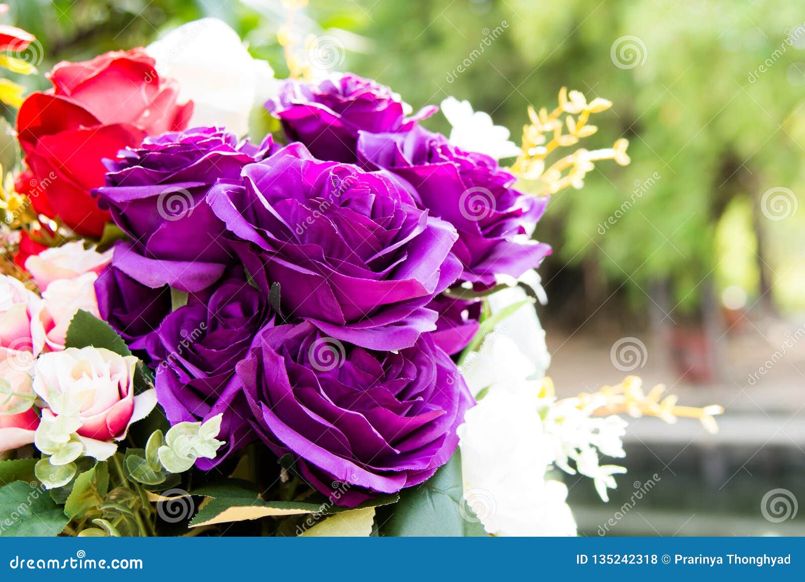 Beautiful Rose of Artificial Flowers, Artificial Pastel Rose Flowers Stock Photo Image of