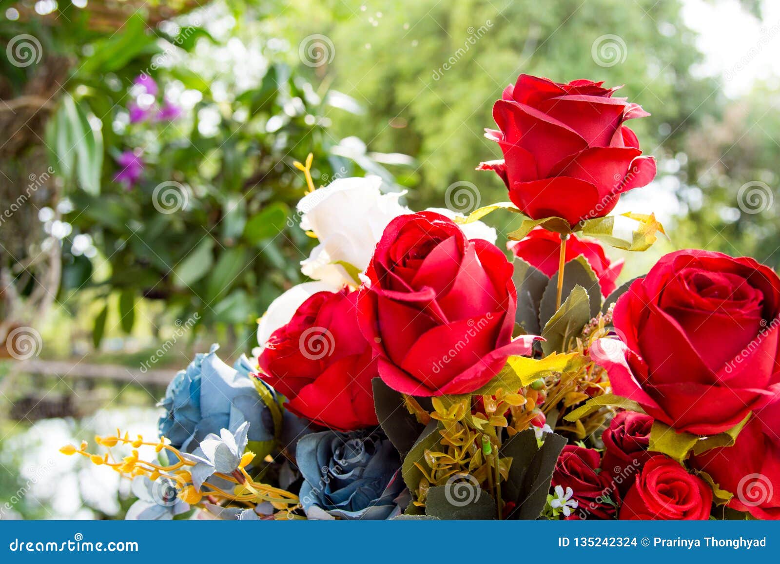Beautiful Rose of Artificial Flowers, Artificial Pastel Rose Flowers Stock Photo Image of
