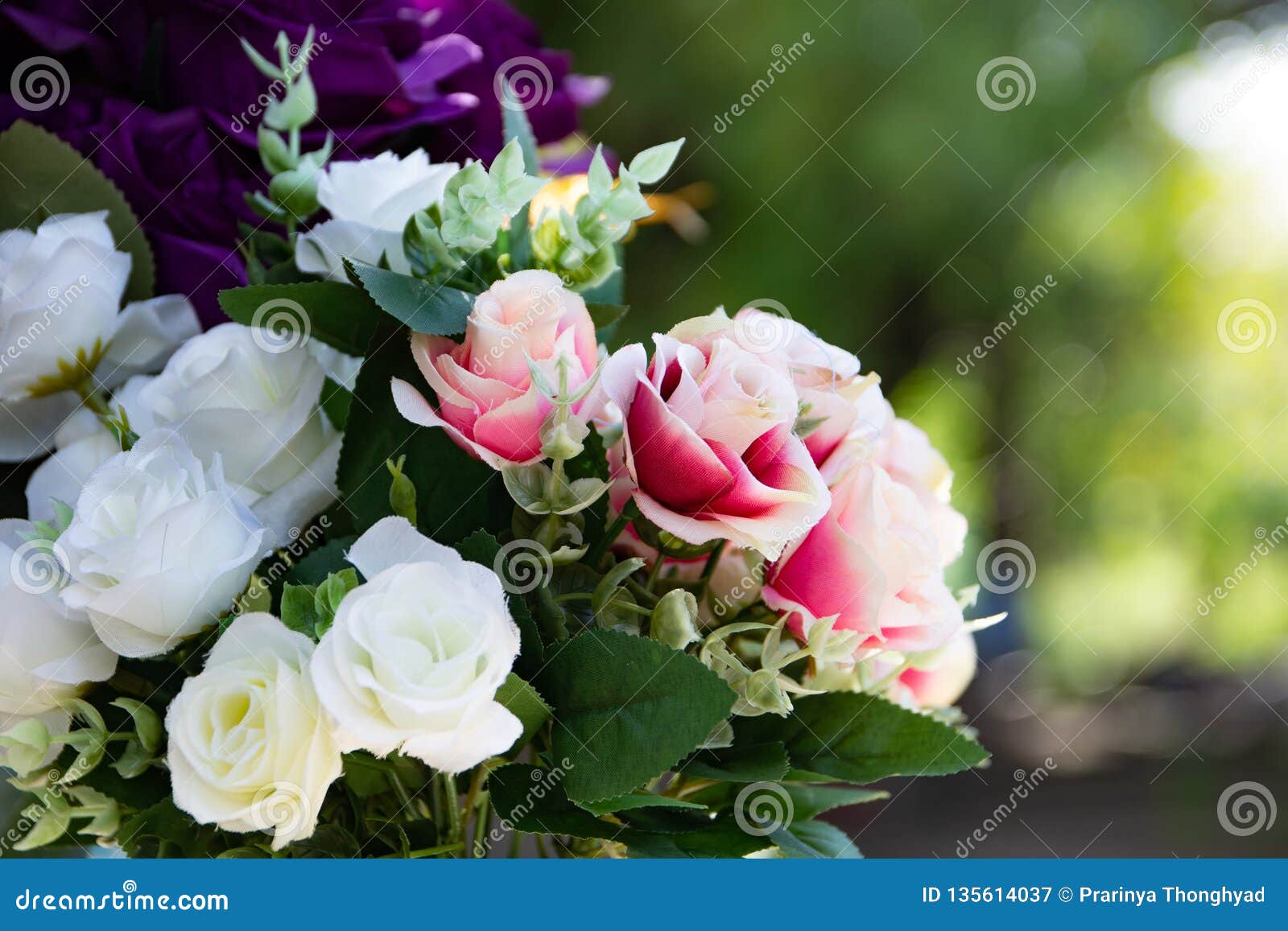 Beautiful Rose of Artificial Flowers, Artificial Pastel Rose Flowers Stock Image Image of