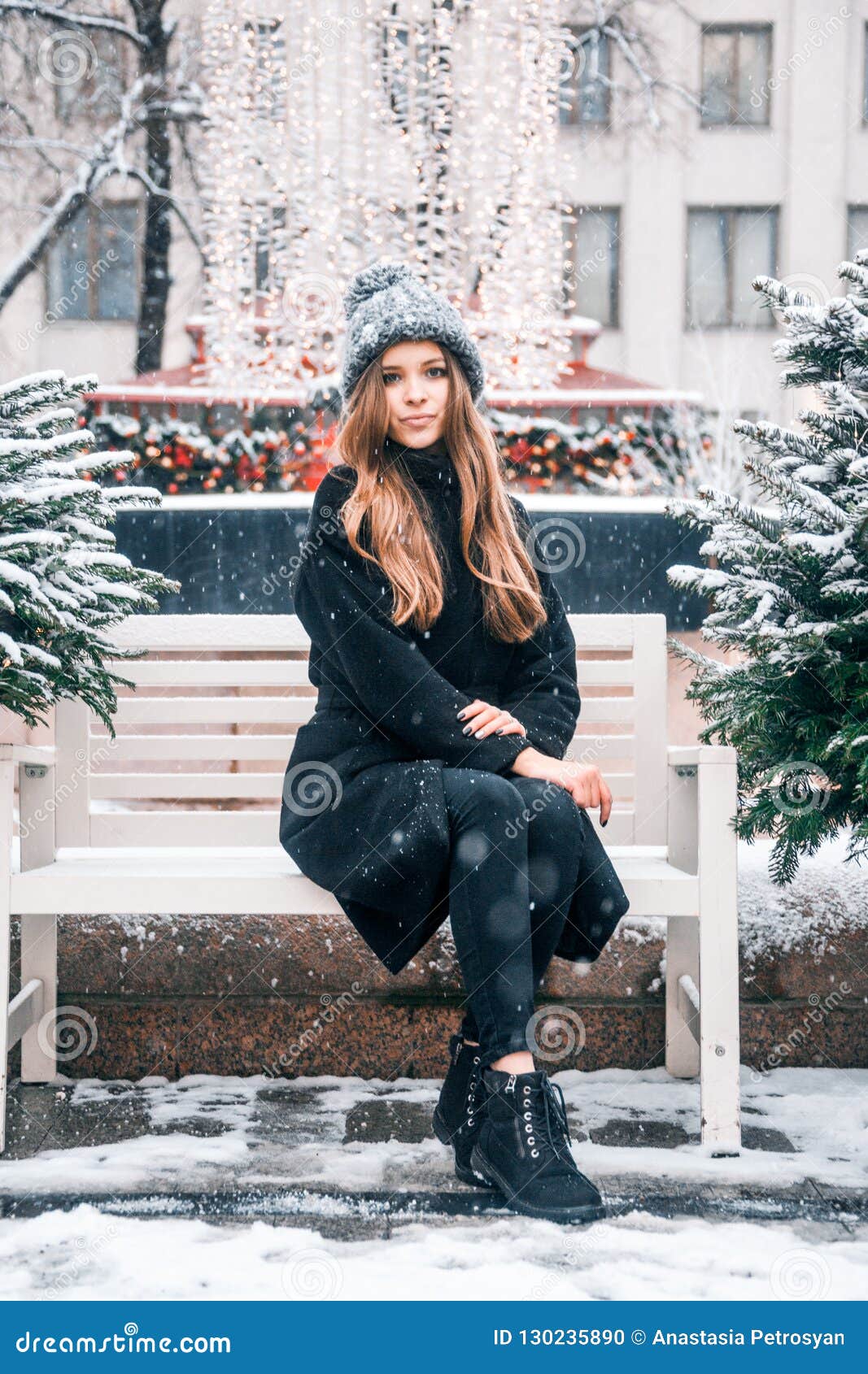 Russian Girls Walking Along