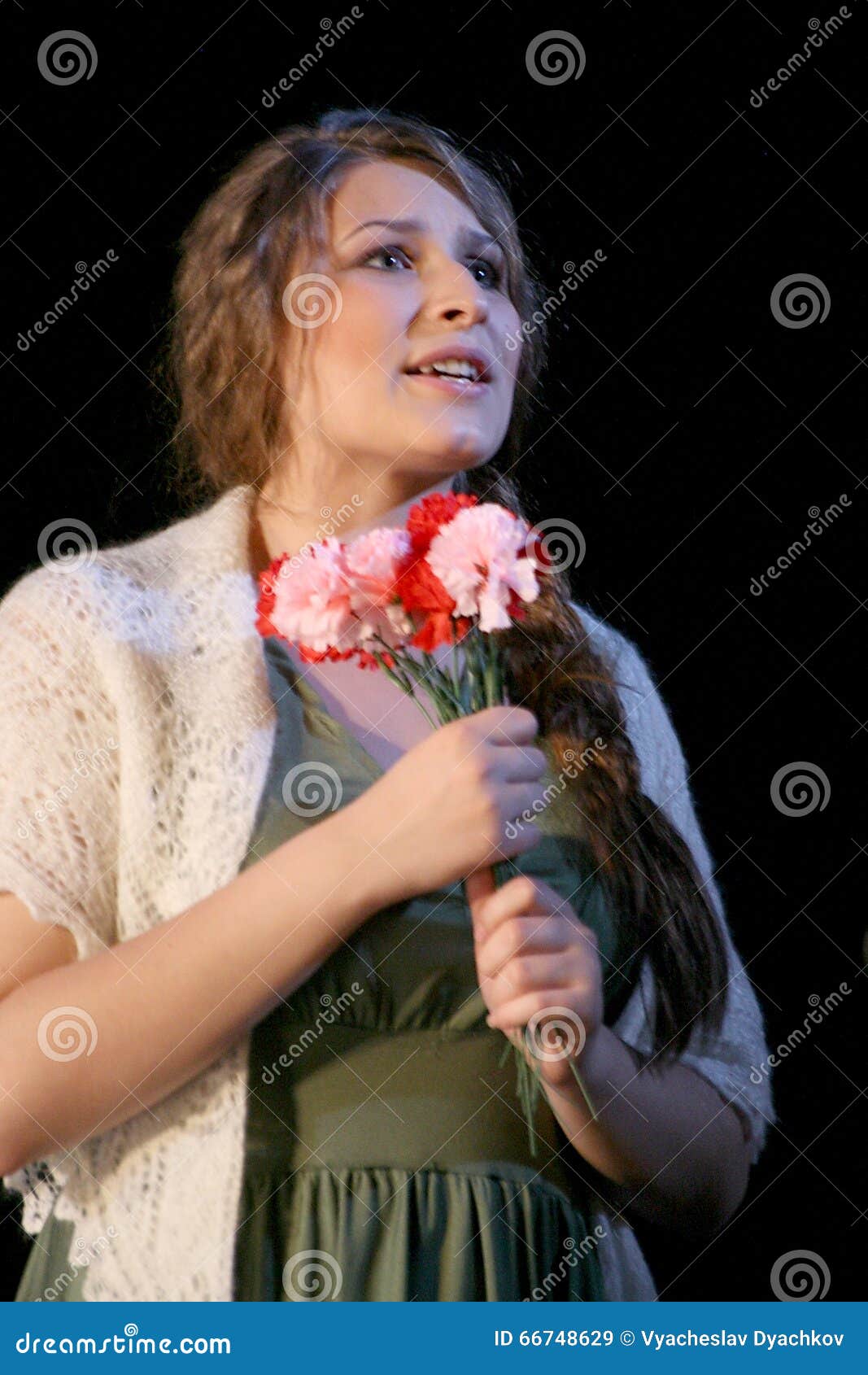 Beautiful Russian Girl, a Friend of the Soviet Soldier is Waiting ...