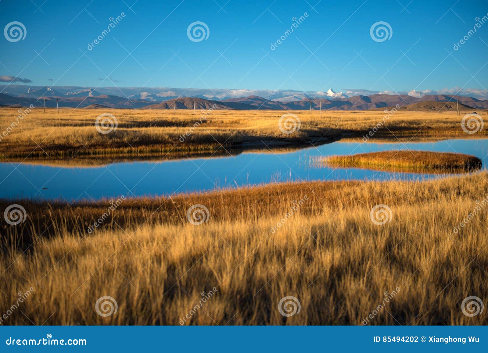 The Beautiful Scenery: Travelling in Tibet Stock Photo - Image of ...
