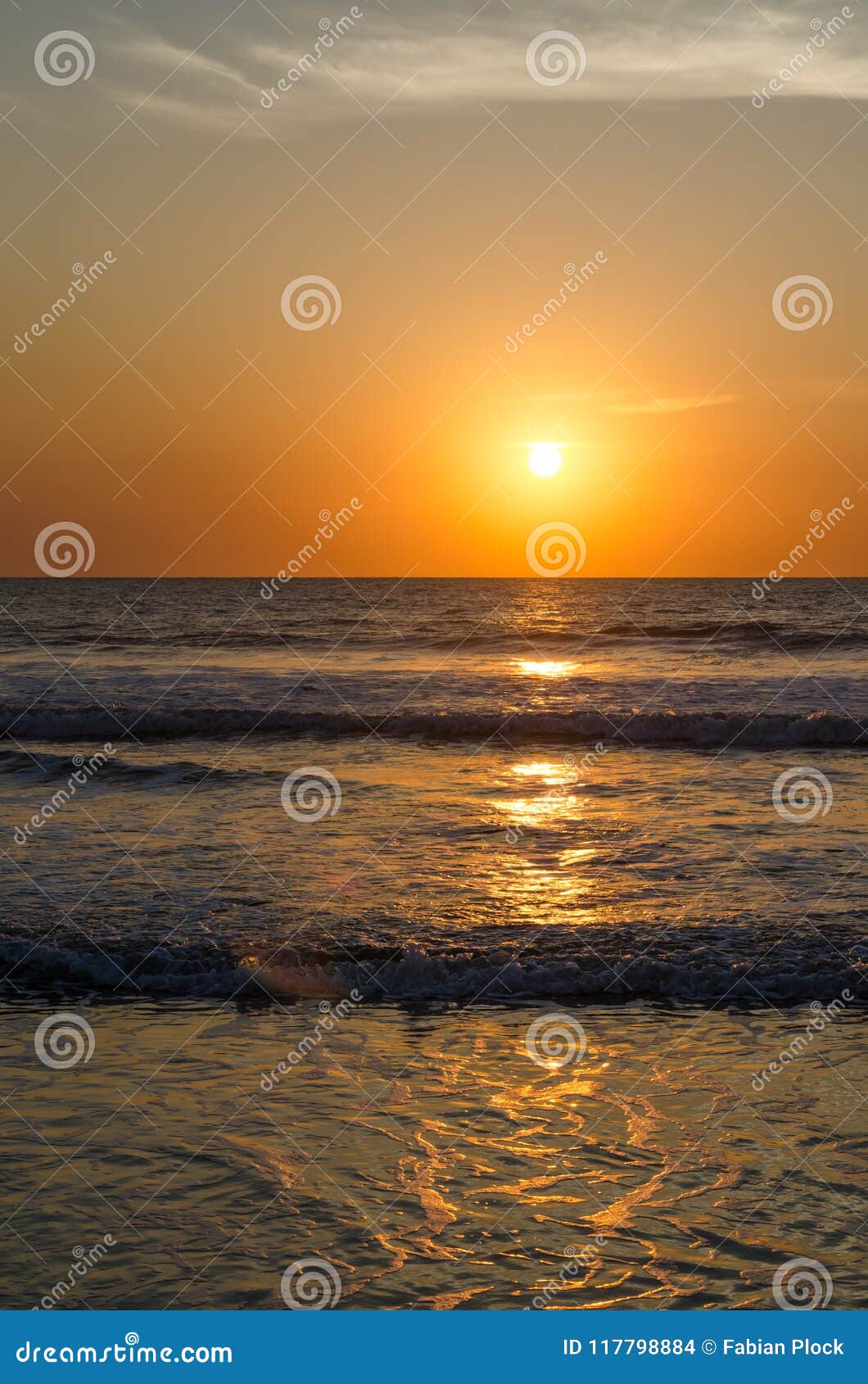 Beautiful Scenic Sunset At Empty Beach In Casamance Region Of Senegal Africa Stock Photo Image Of Senegal Scenery