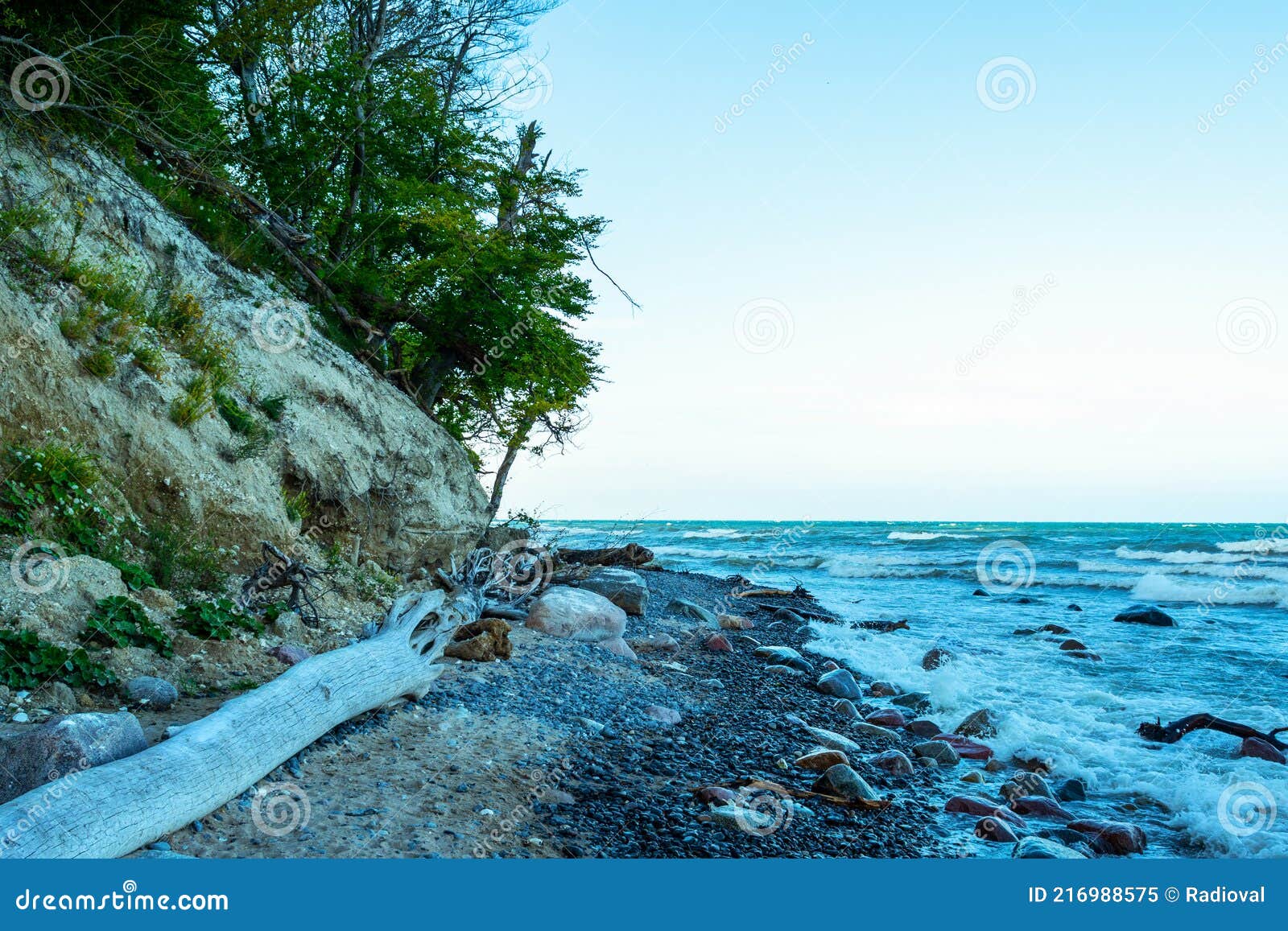 beautiful seascape. mons clint. denmark. seascape. nature.