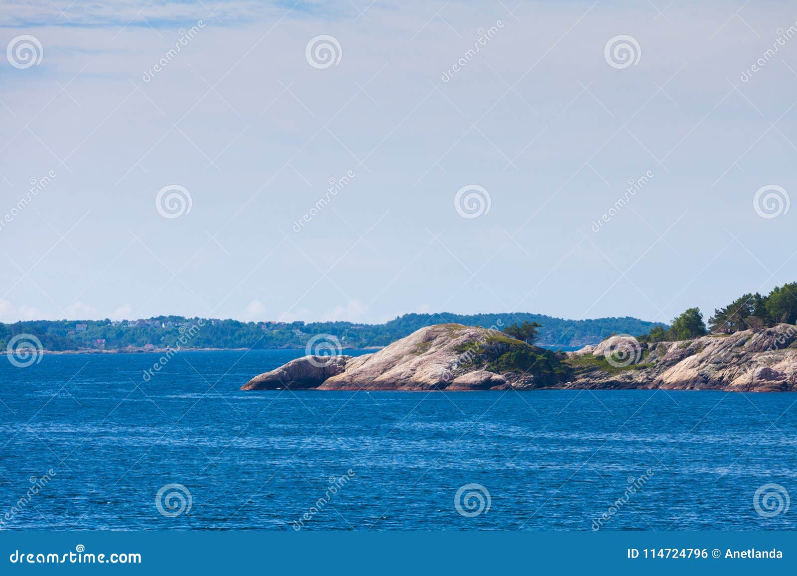 Norwegian stone coastline stock photo. Image of coastline - 114724796