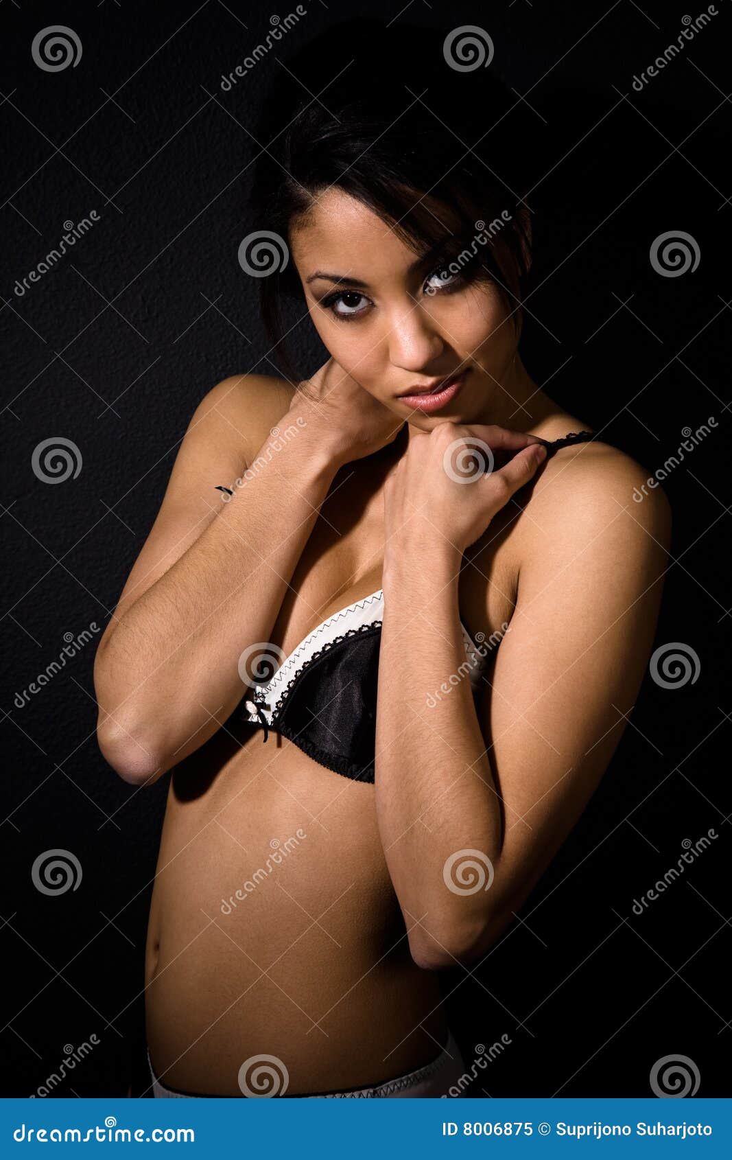 Beautiful Sexy African American Woman Royalty Free Stock