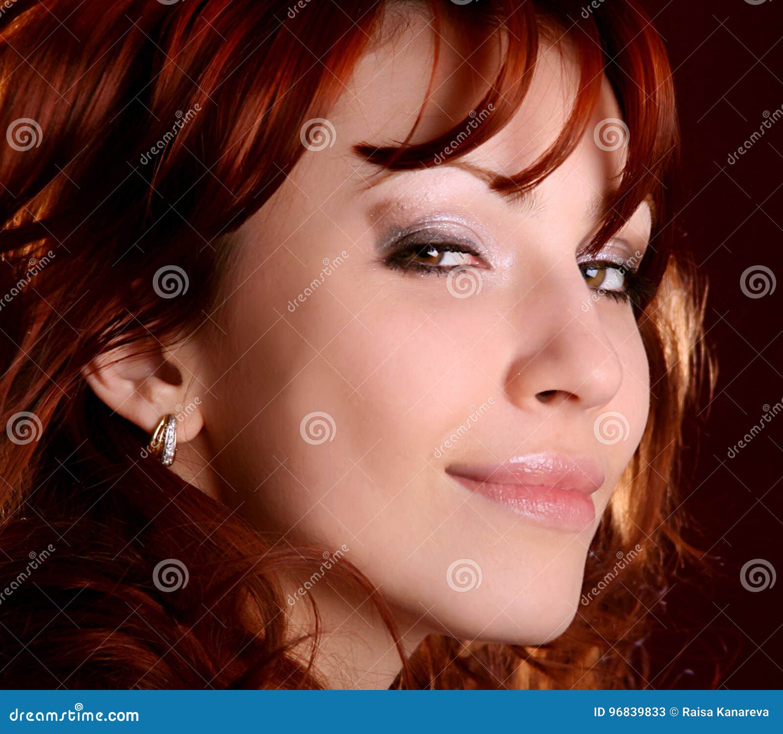 A Beautiful Red Hair Girl Stock Image Image Of Health 96839833 