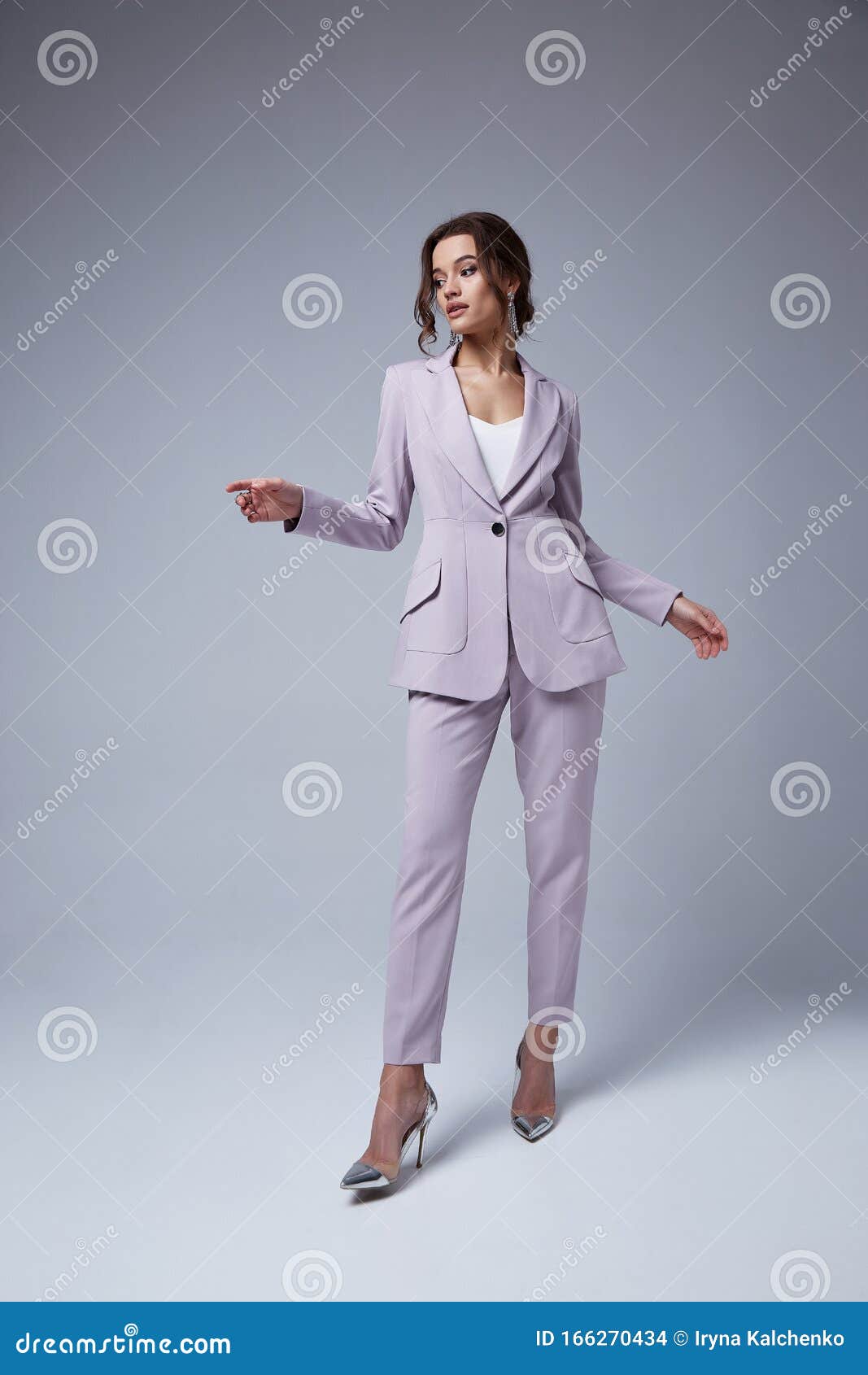 Beautiful Woman Brunette Hair Glamour Model Wear Pants and Jacket Suit Work Office Style Dress Code Accessory Jewelry Studio Stock Photo - Image of earrings, dress: 166270434 Beautiful Woman Brunette Hair Glamour Model Wear Pants and Jacket Suit Work Office Style Dress Code Accessory Jewelry Studio Stock Photo - Image of earrings, dress: 166270434