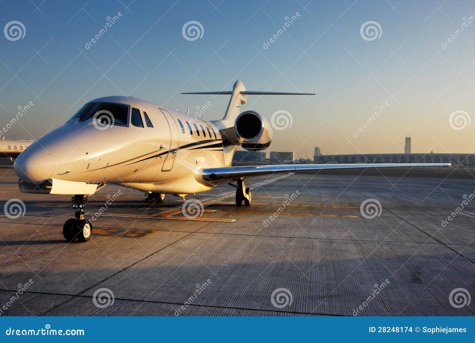 beautiful  of a private jet