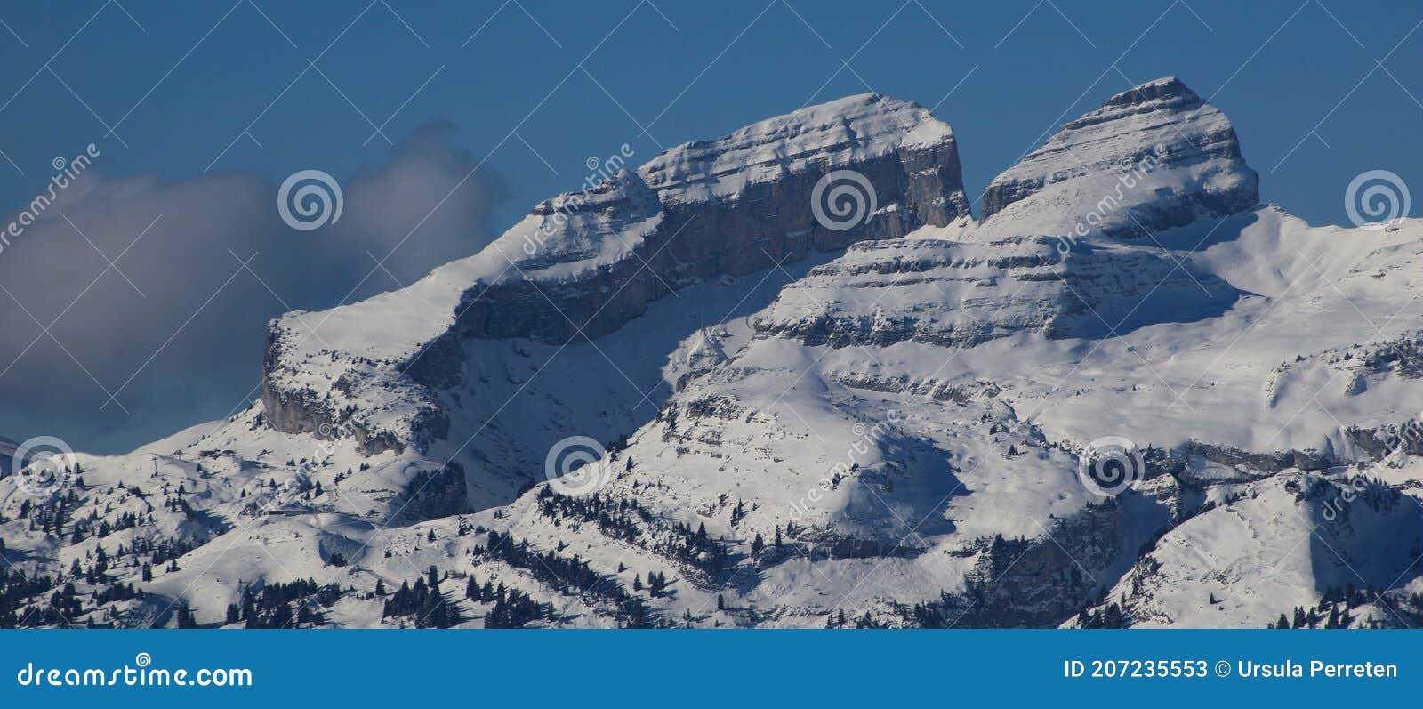 beautiful d mountain tour d ai in winter, switzerland