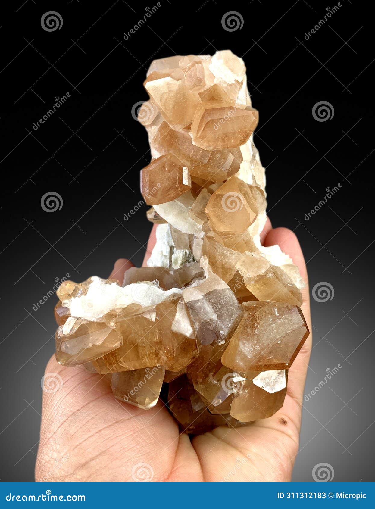 beautiful sherry color natural brown topaz crystal cluster mineral specimen from skardu pakistan