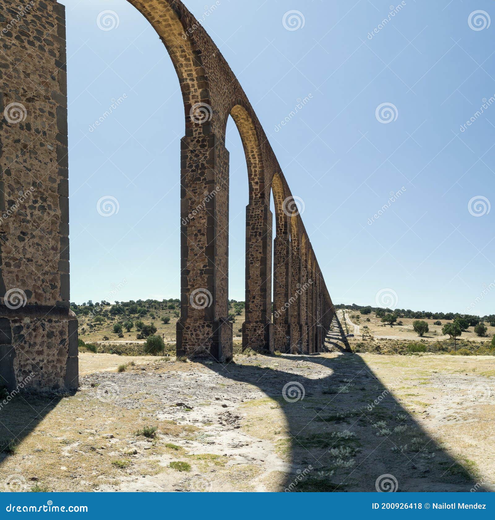 Beautiful Shot of Aqueduct of Padre Tembleque, Hidalgo, Mexico Stock Photo  - Image of remains, taos: 200926418