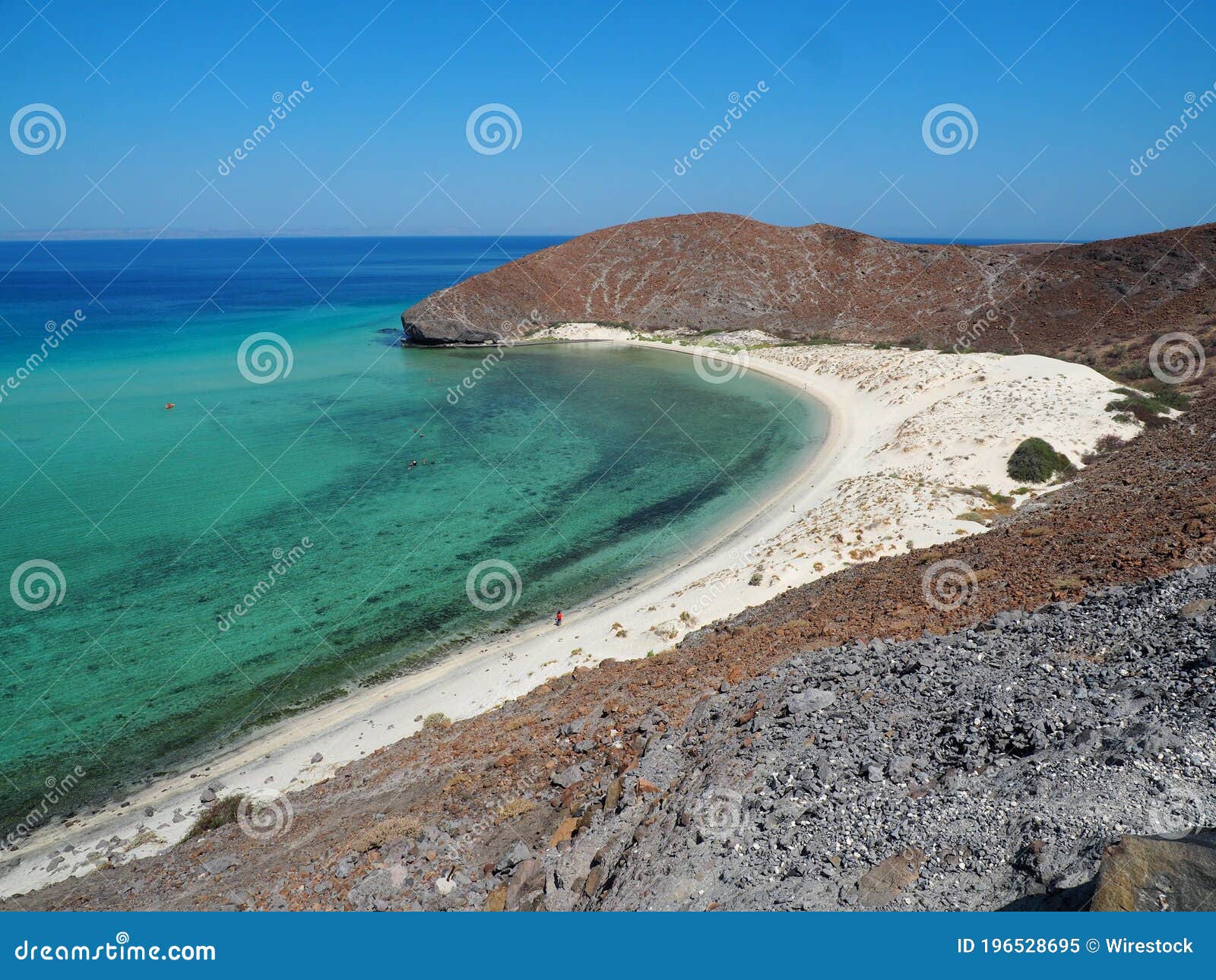 beautiful shot of the balandra beach located in mexico during daylight