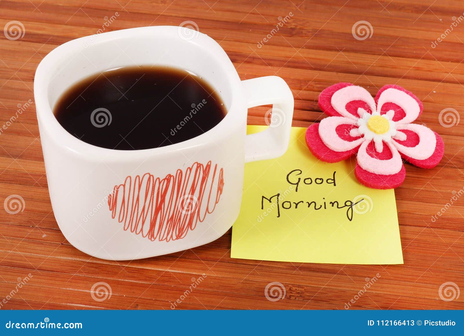 Good morning coffee stock image. Image of beautiful - 112166413