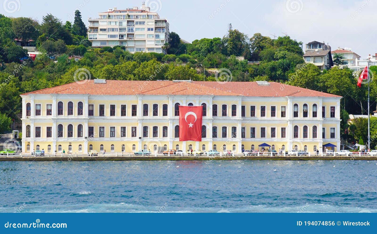 Beautiful Shot of Istanbul Bosphorus River in Turkey Stock Photo