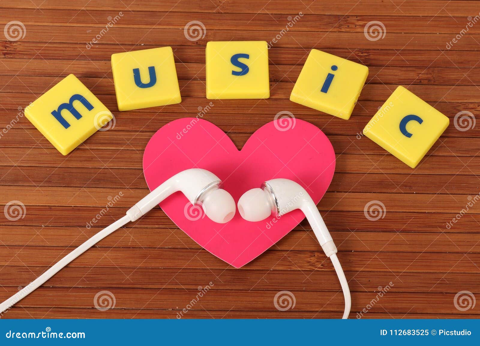 Music Love Stock Image Image Of Relaxing Spelled Heart