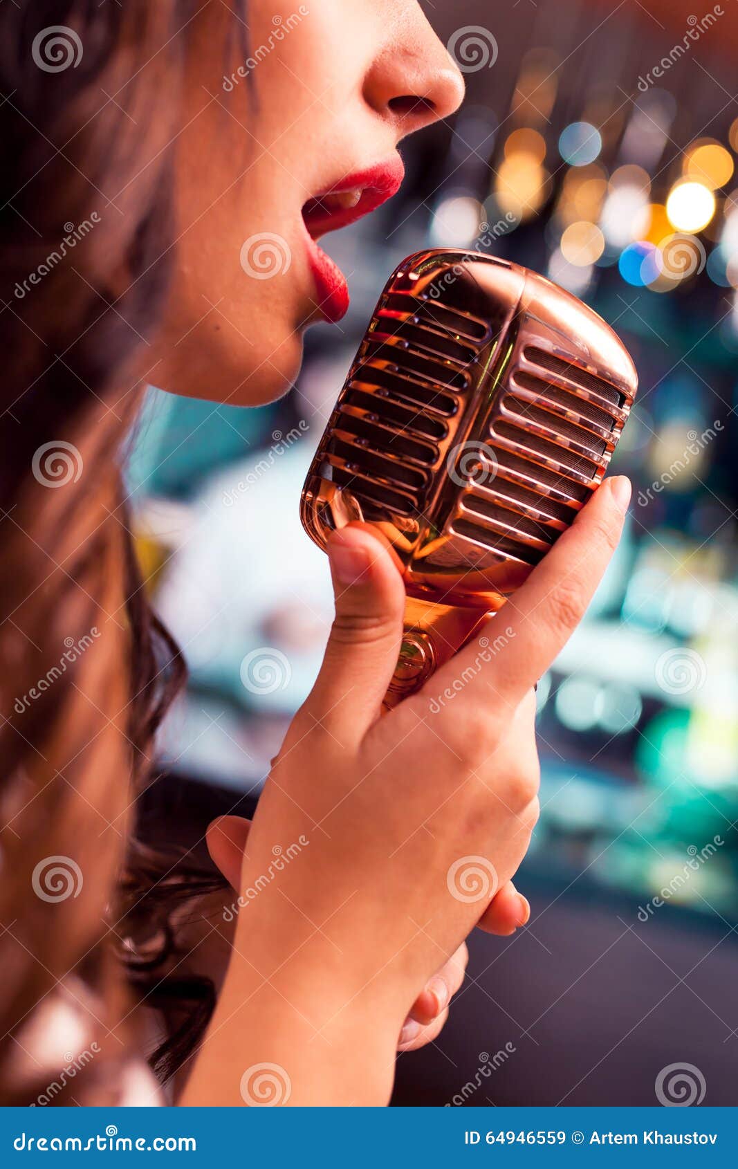 Karaoke Singer Stock Photography 2578088