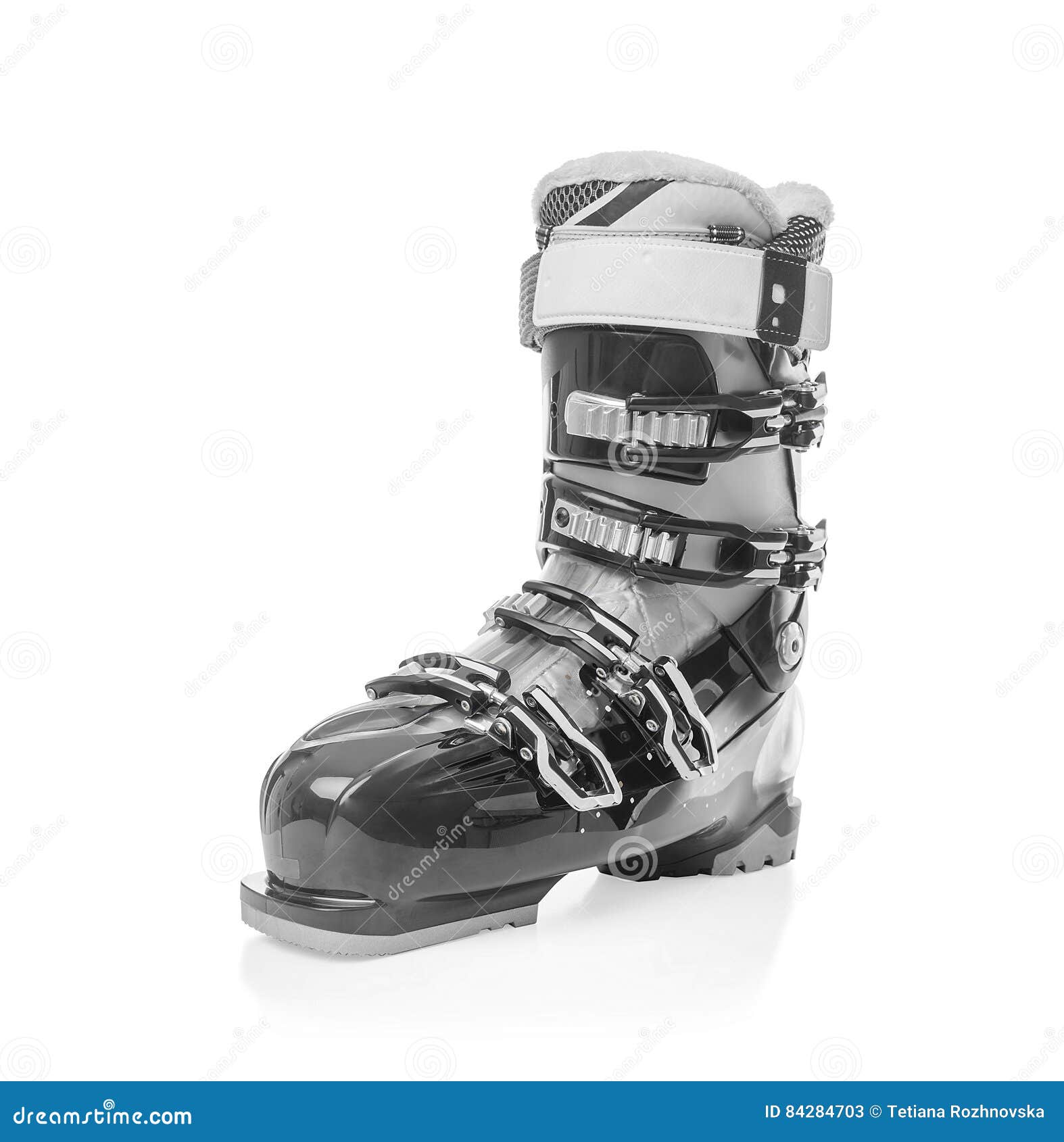 Beautiful ski boots. stock image. Image of sport, pursuit 84284703