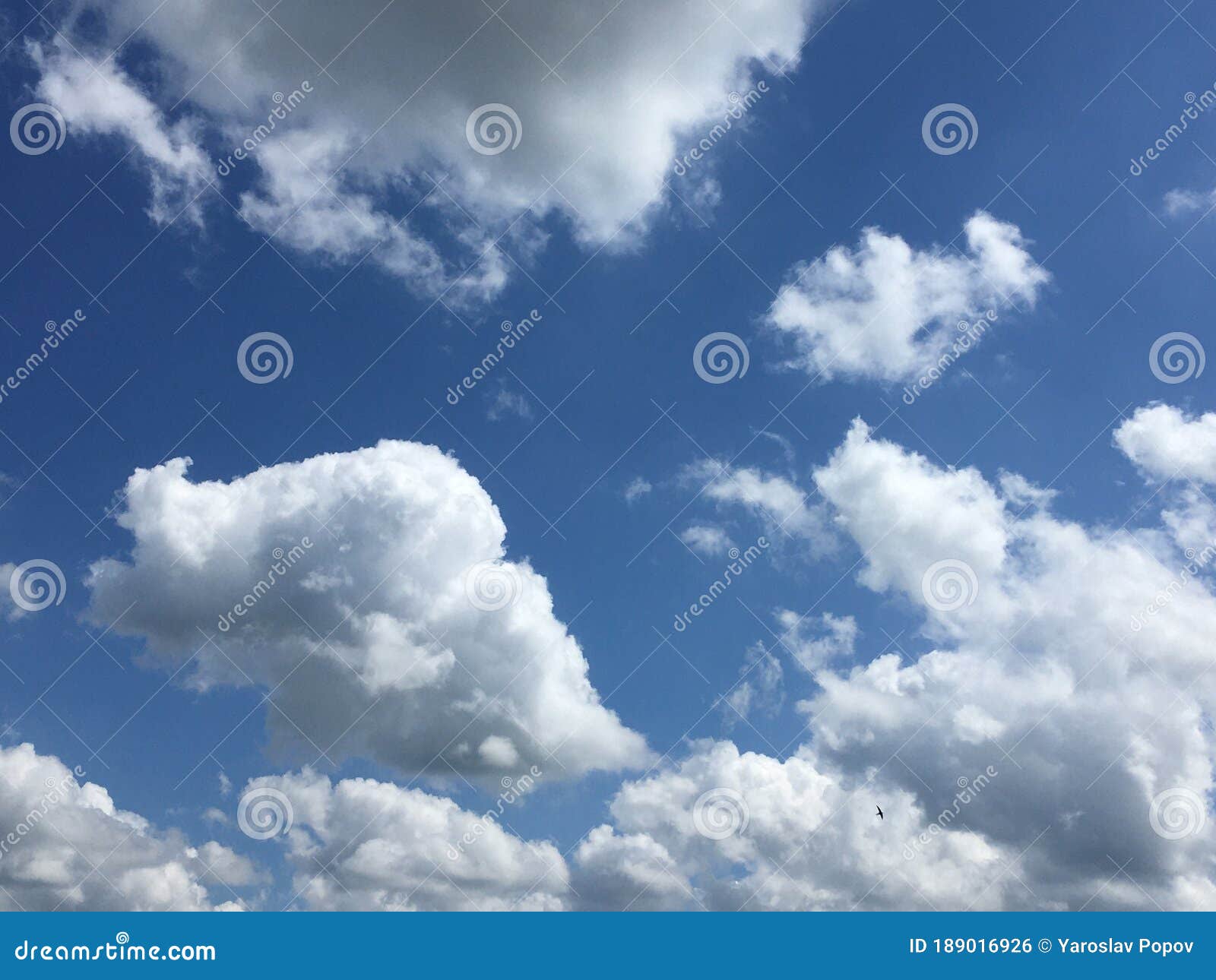Cloudy Summer Sky. Natural Wallpaper. Minimalism. Stock Photo - Image of  minimal, background: 189016926