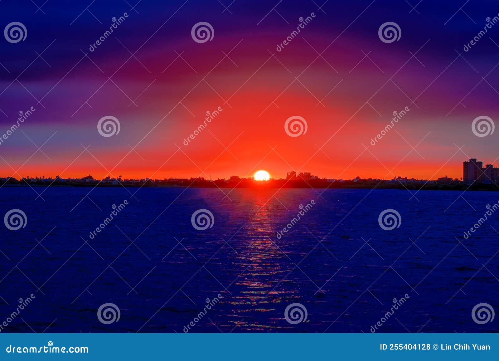 beautiful sky like a colorful layered painting