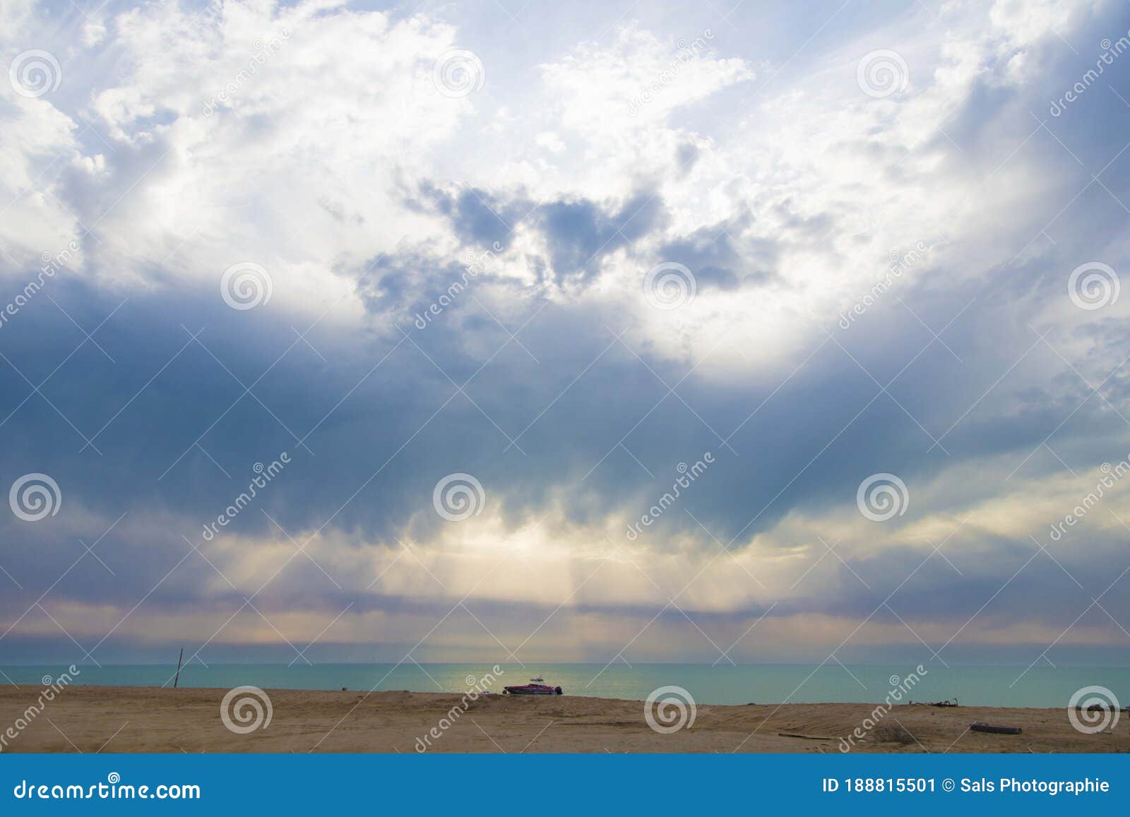 sky view from failaka island in kuwait
