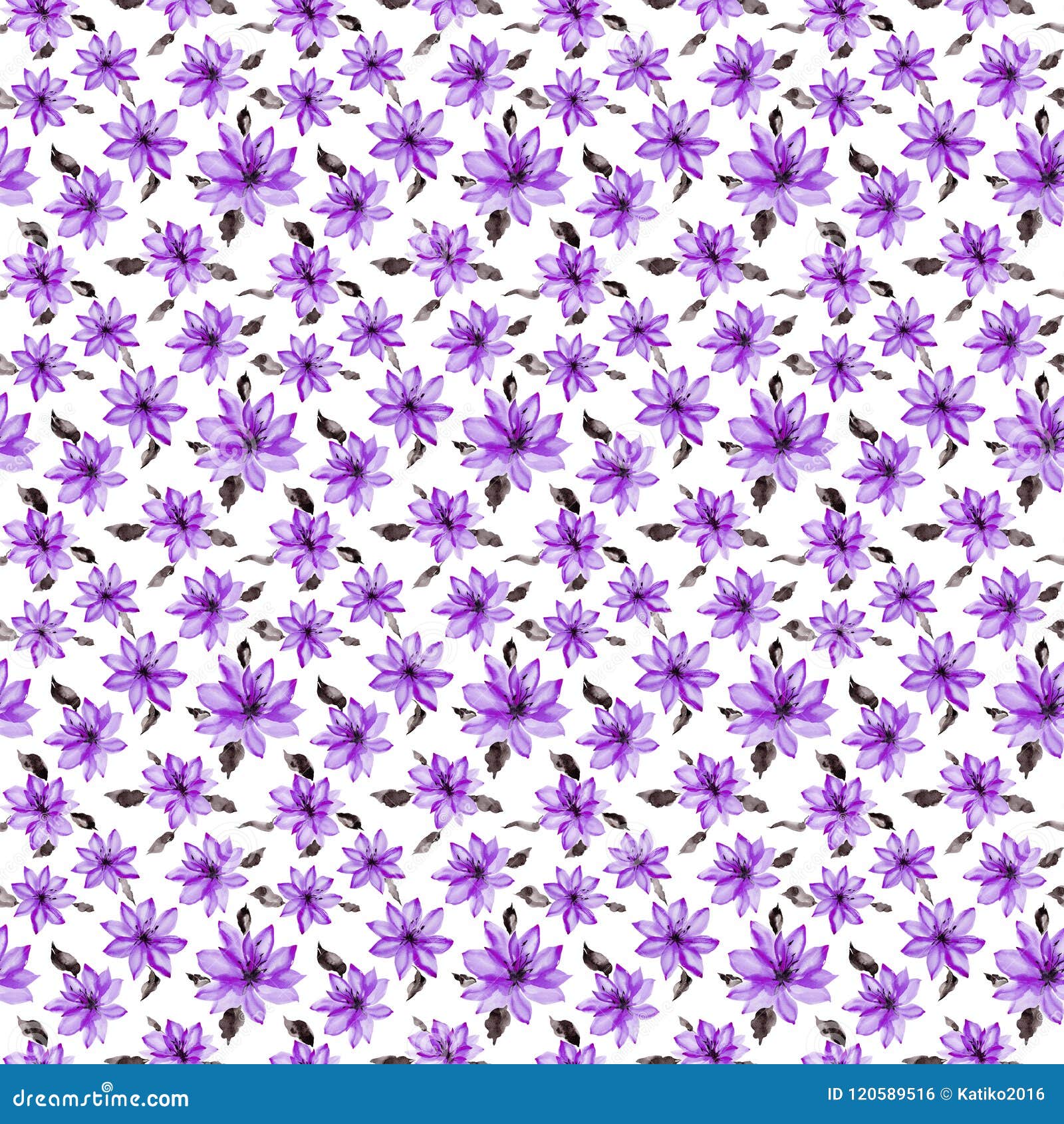 Những bông hoa màu tím nhỏ xinh không chỉ đẹp mắt mà còn rất nổi bật trên nền trắng. Hãy xem thử thiết kế này để cảm nhận sự nhẹ nhàng, tinh tế của những viên hoa nhỏ này.