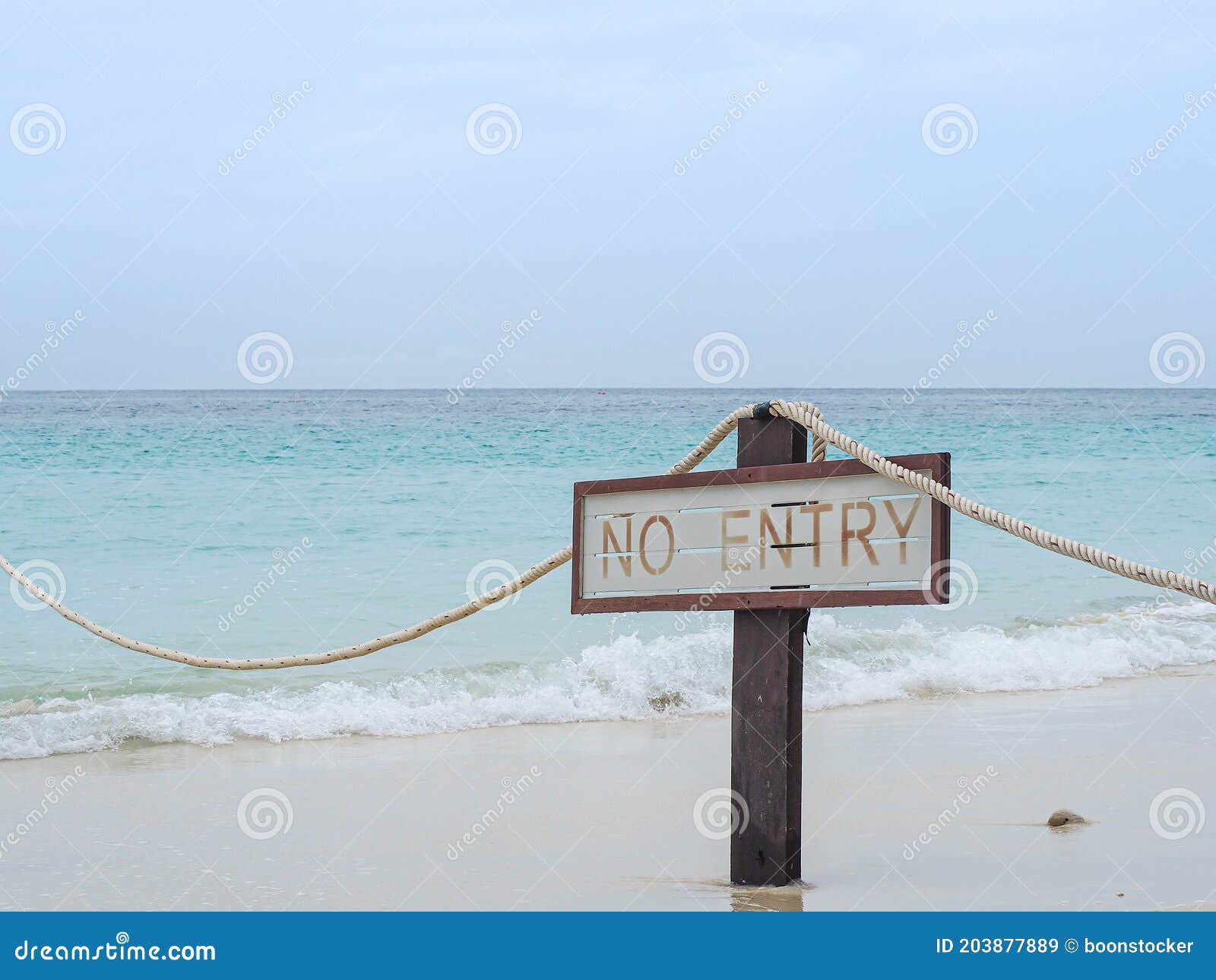 The Beautiful Soft White Bubble of Sea Waves on the Beach in Phuket