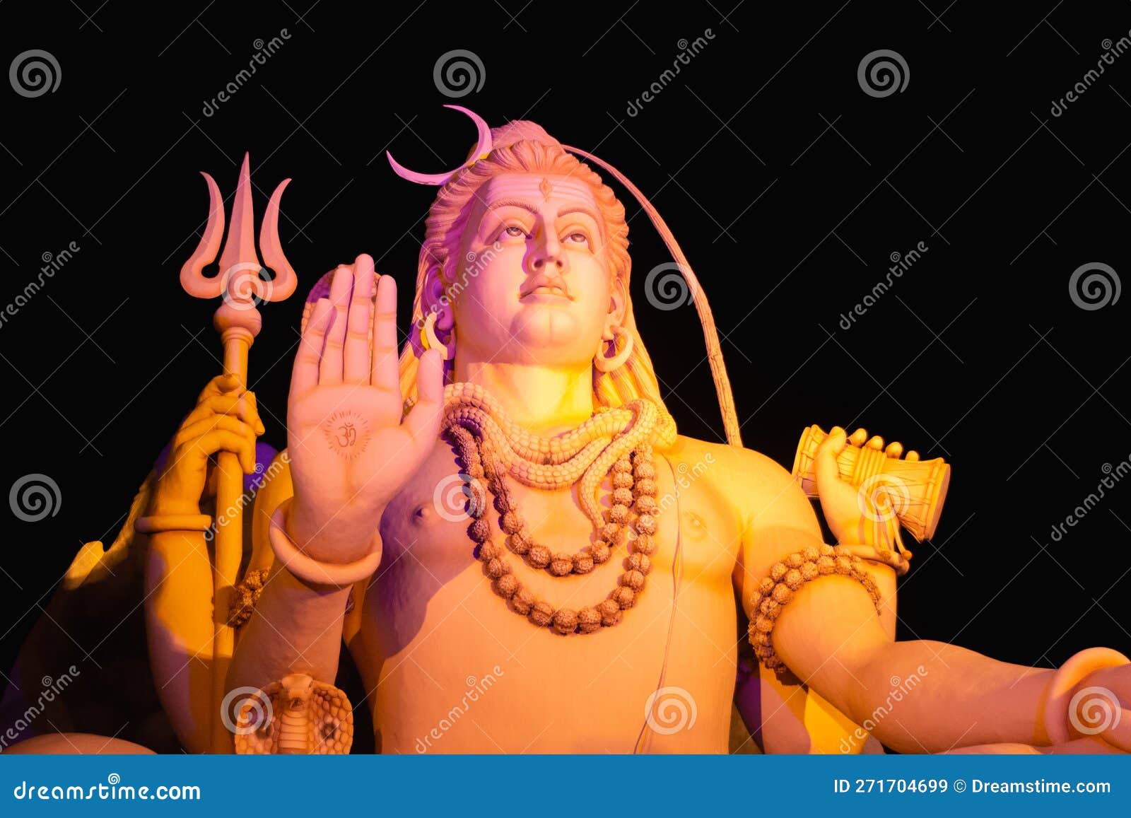 Beautiful Statue of Lord Shiva. Stock Image Image of maha, decoration 271704699