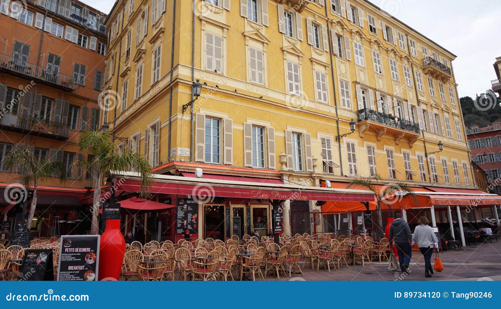 Beautiful Street in Nice, France Editorial Image - Image of city, cours