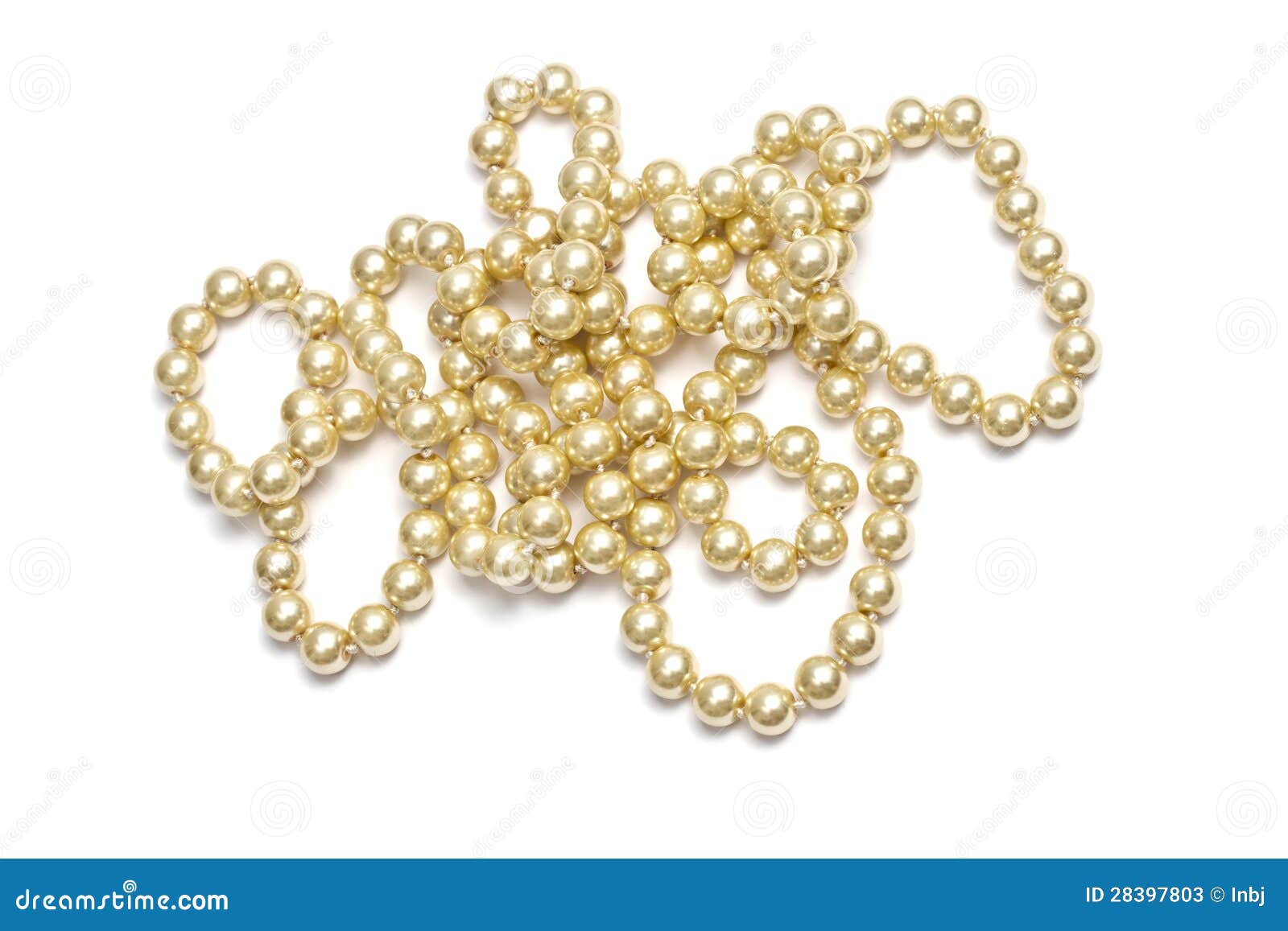Beautiful string of beads stock image. Image of fashion 28397803