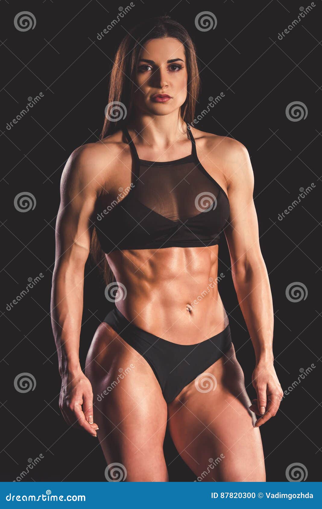 Beautiful strong woman stock photo. Image of lady, attractive - 87820300