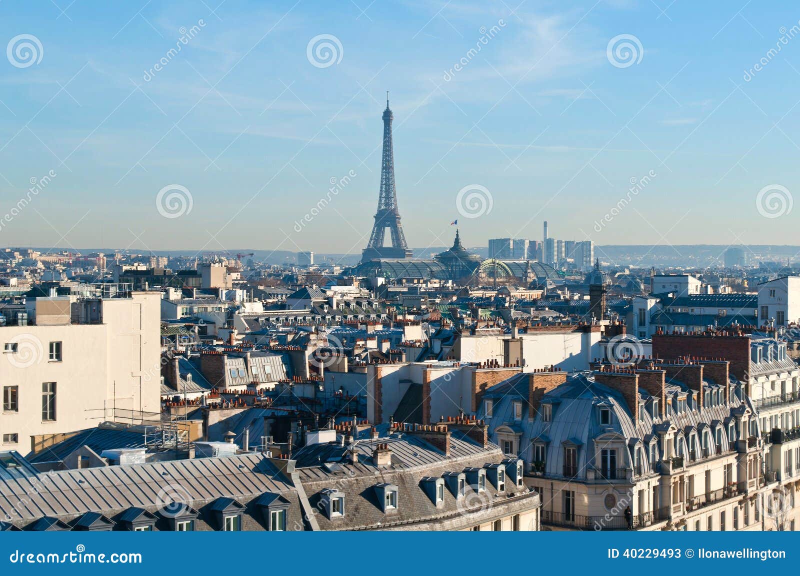 Beautiful Sunny Day in Paris