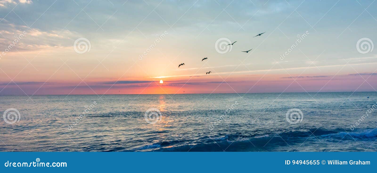 a peaceful sunrise on the beach